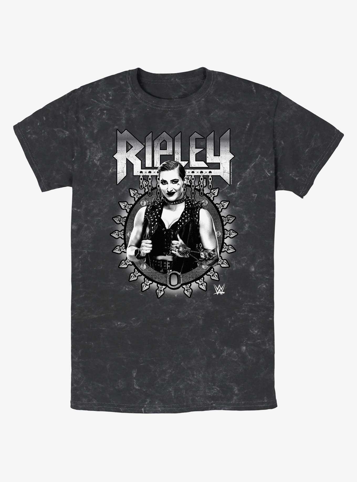 WWE Rhea Ripley Metal Mineral Wash T-Shirt | Her Universe