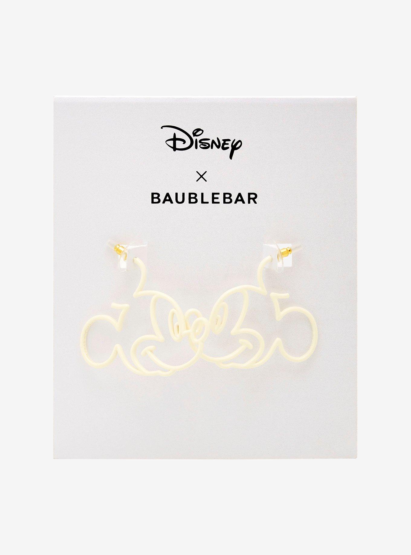 Baublebar Disney Mickey Mouse Outline Glow-in-the-Dark Earrings, , hi-res