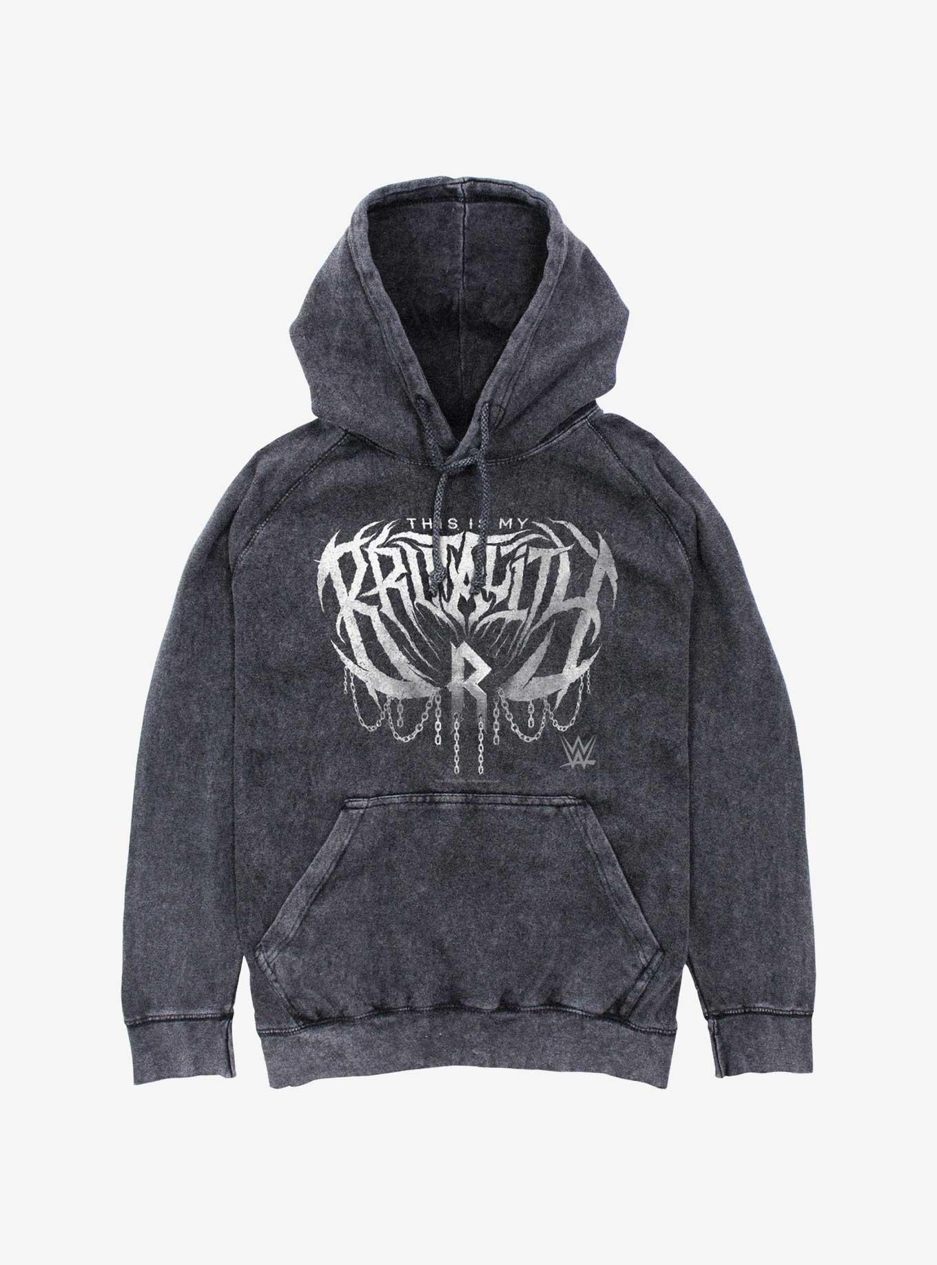 WWE Rhea Ripley My Brutality Mineral Wash Hoodie, , hi-res