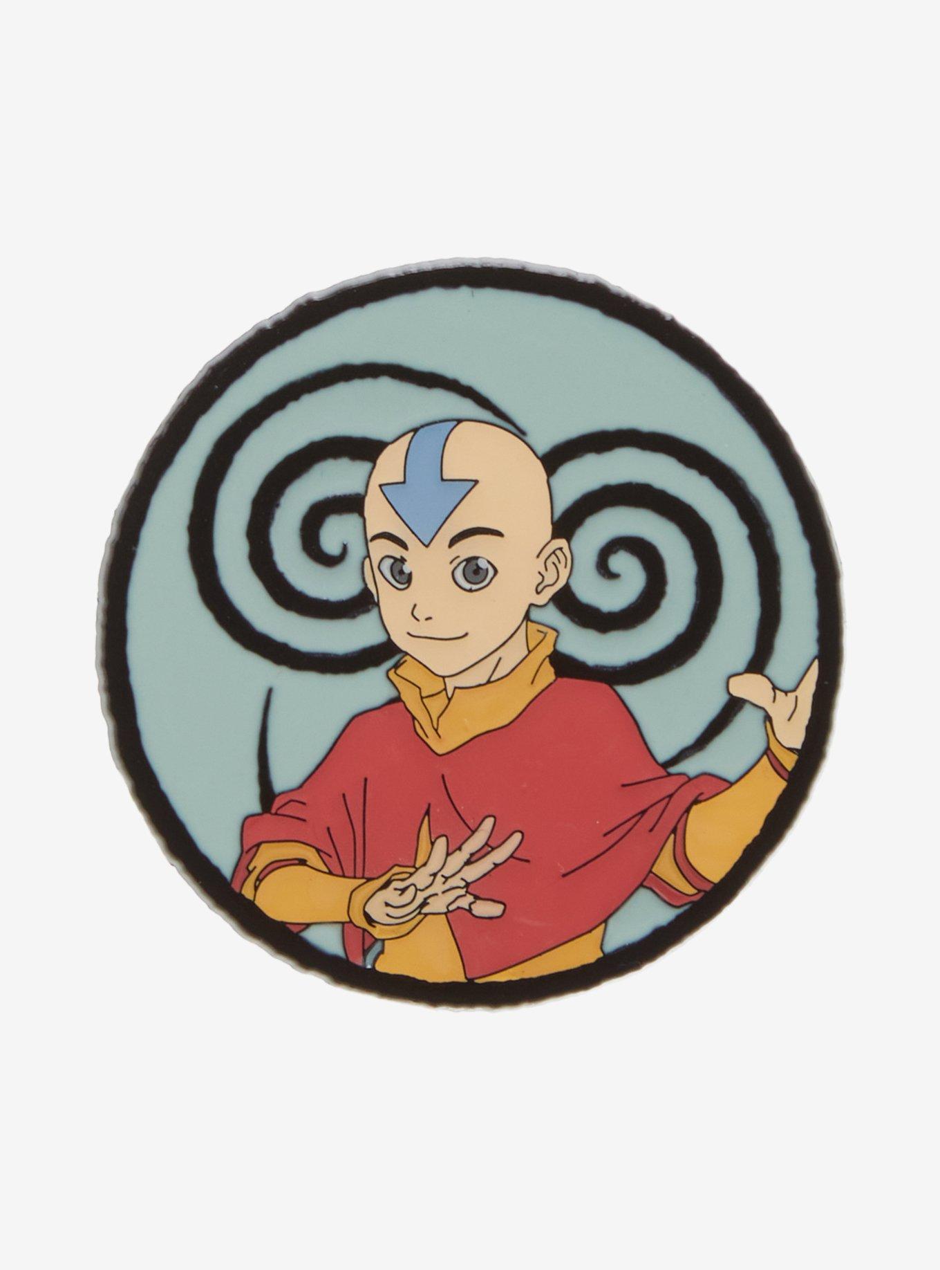 Avatar: The Last Airbender Aang UV Reactive Enamel Pin - BoxLunch Exclusive, , hi-res