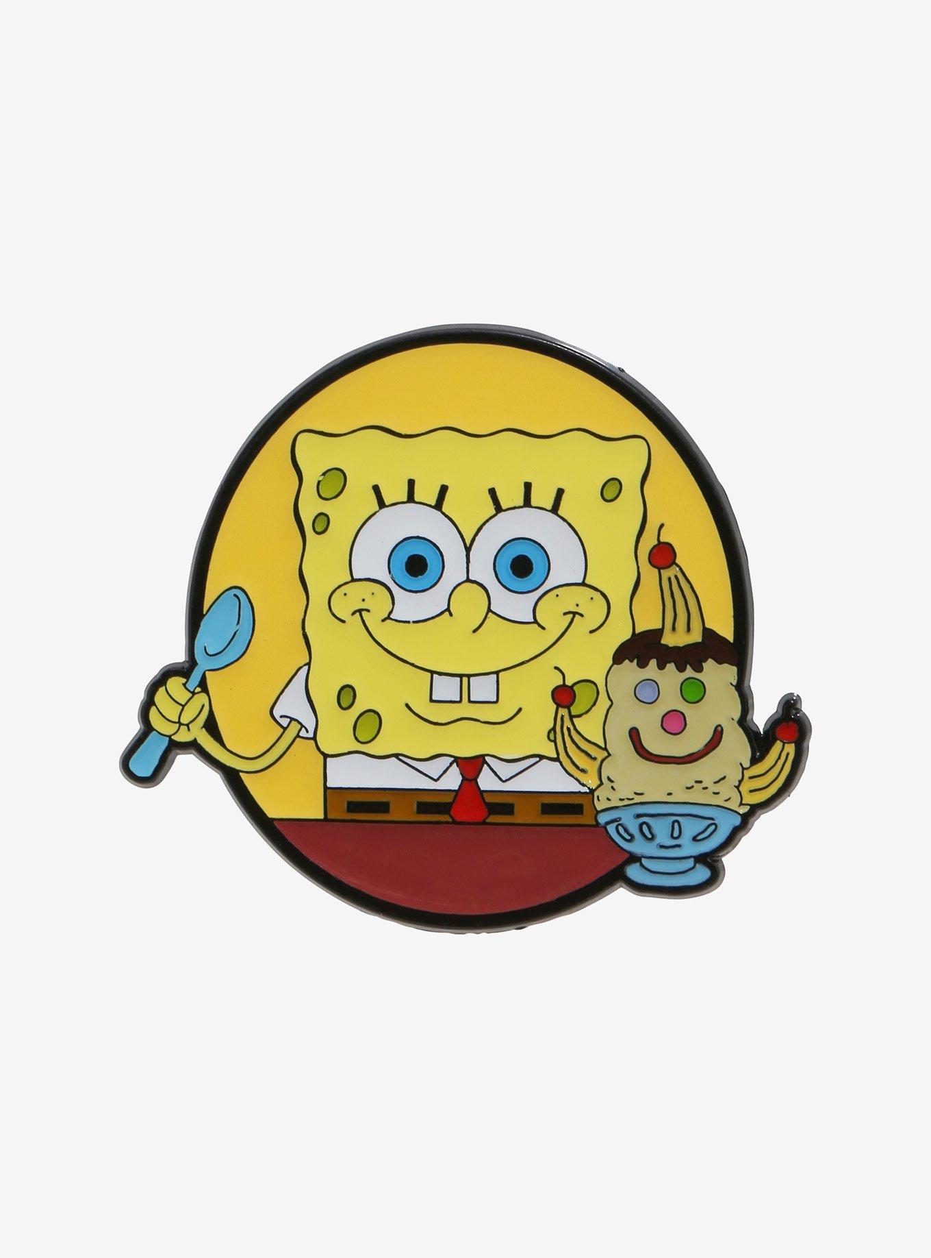 SpongeBob SquarePants Ice Cream Sundae Enamel Pin — BoxLunch Exclusive, , hi-res