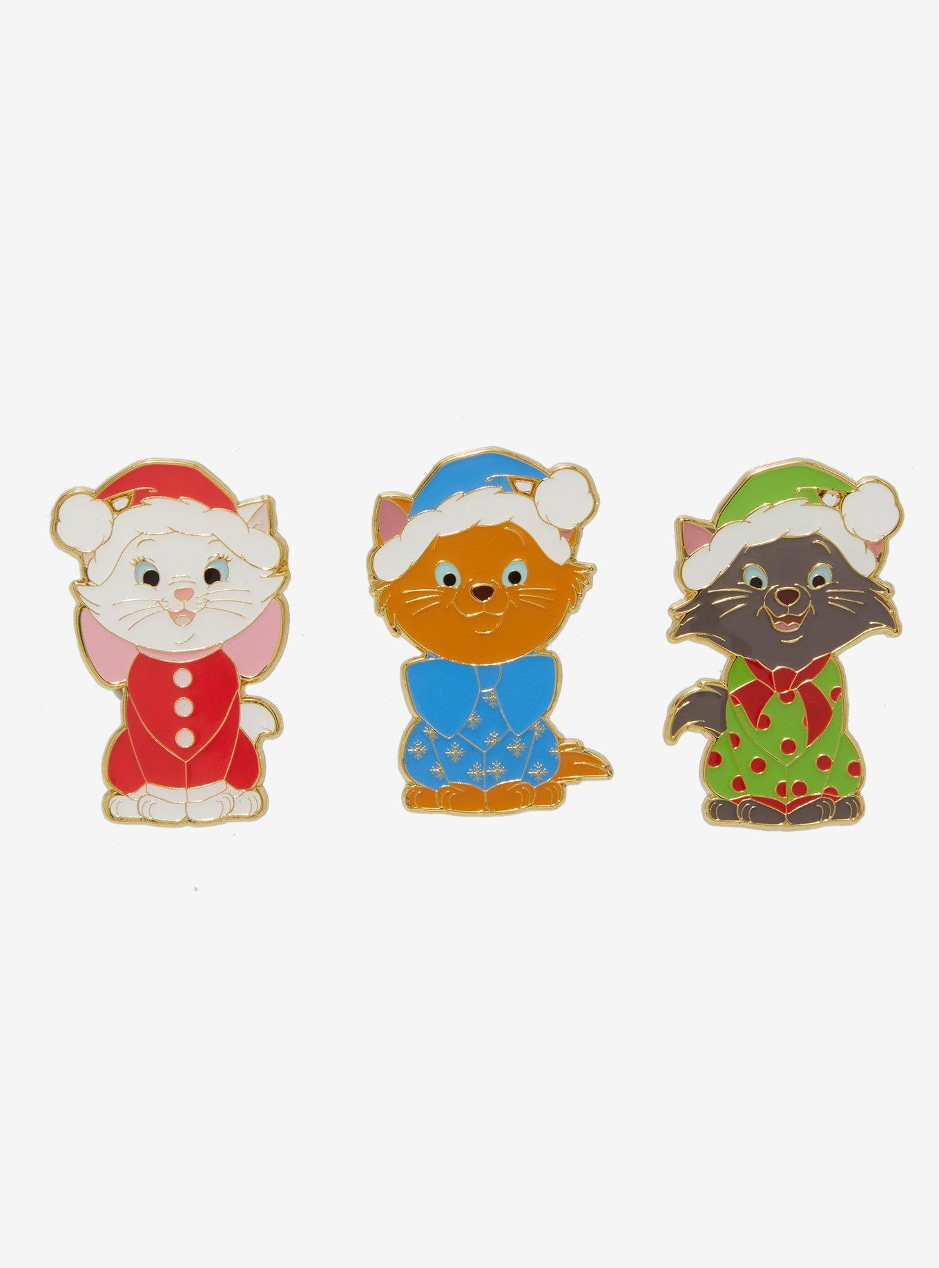 Loungefly Disney the Aristocats Kittens Holiday Pajamas Enamel Pin Set - BoxLunch Exclusive, , hi-res