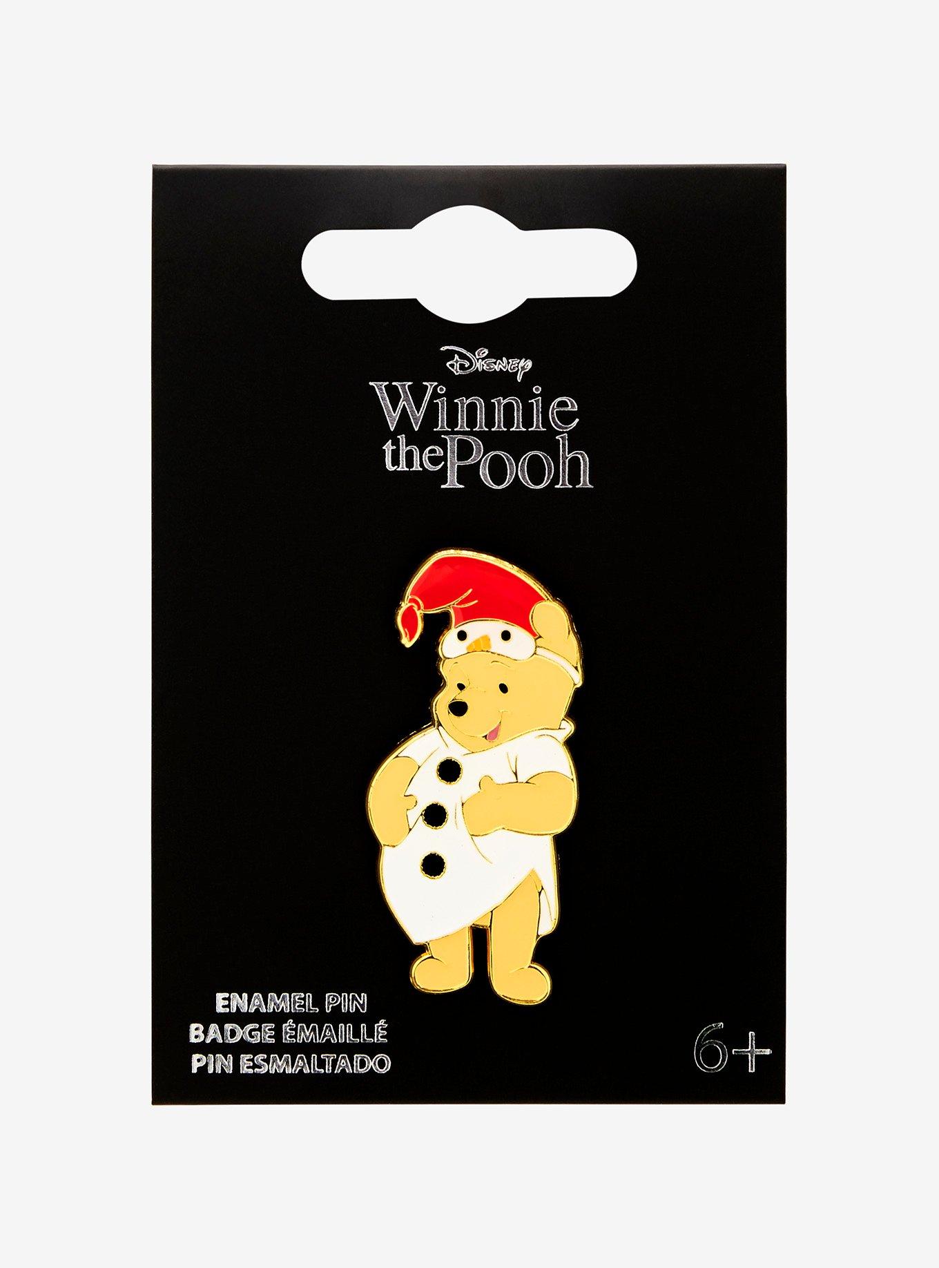 Loungefly Disney Winnie the Pooh Snowman Pajamas Pooh Bear Enamel Pin - BoxLunch Exclusive, , hi-res