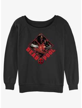 Marvel Deadpool Dead Gang Womens Slouchy Sweatshirt, , hi-res
