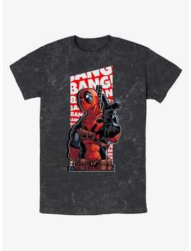 Marvel Deadpool Bang Bang Finger Gun Mineral Wash T-Shirt, , hi-res