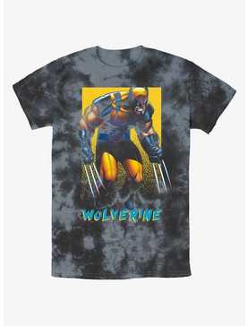 Wolverine Claws Out Poster Tie-Dye T-Shirt, , hi-res