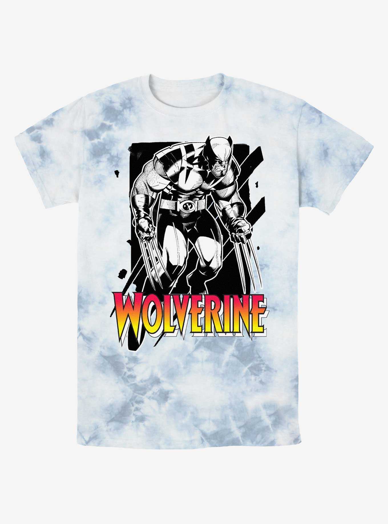 Wolverine Claw Marks Tie-Dye T-Shirt, , hi-res