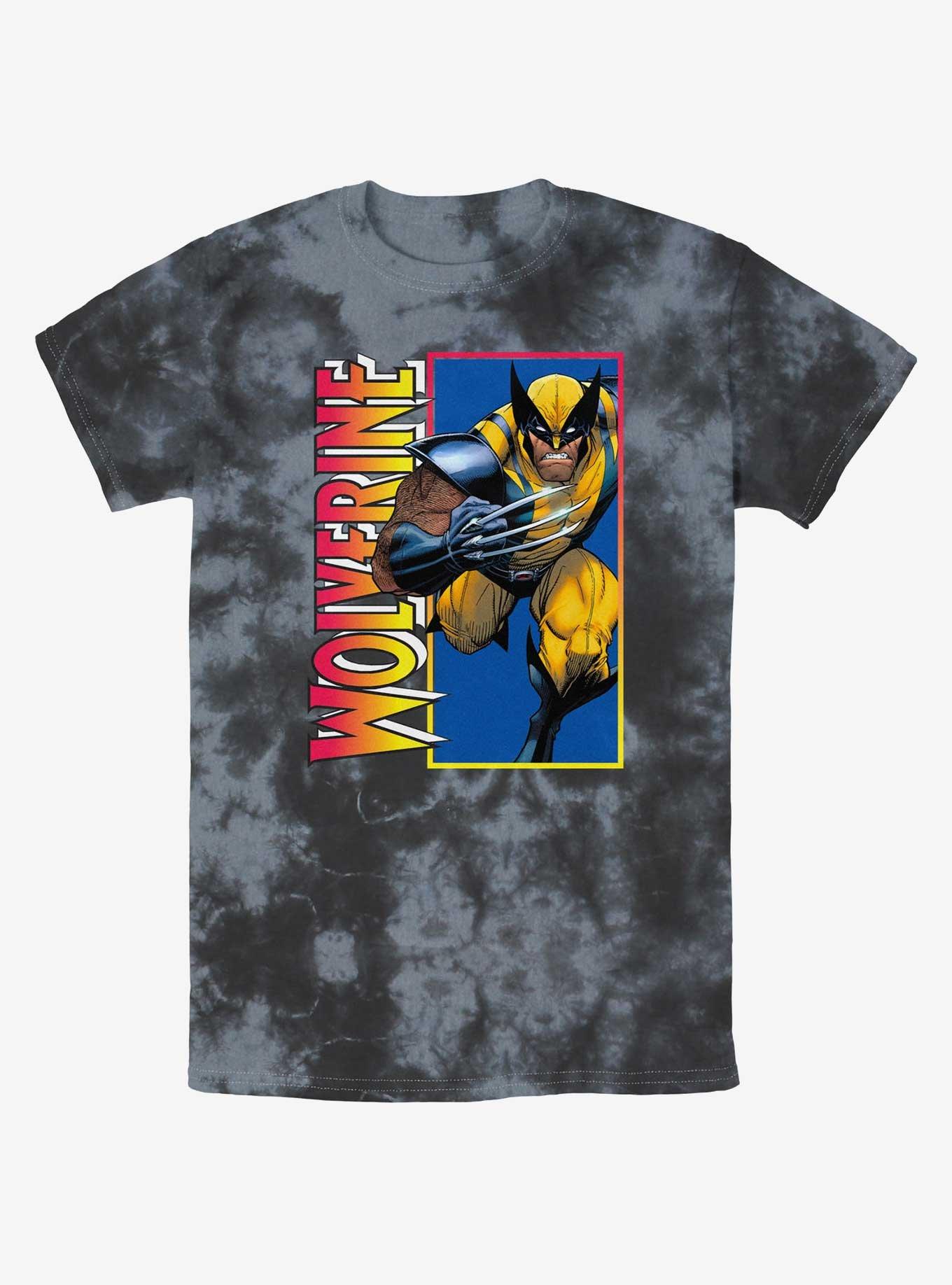 Wolverine Classic Wolverine Tie-Dye T-Shirt, BLKCHAR, hi-res