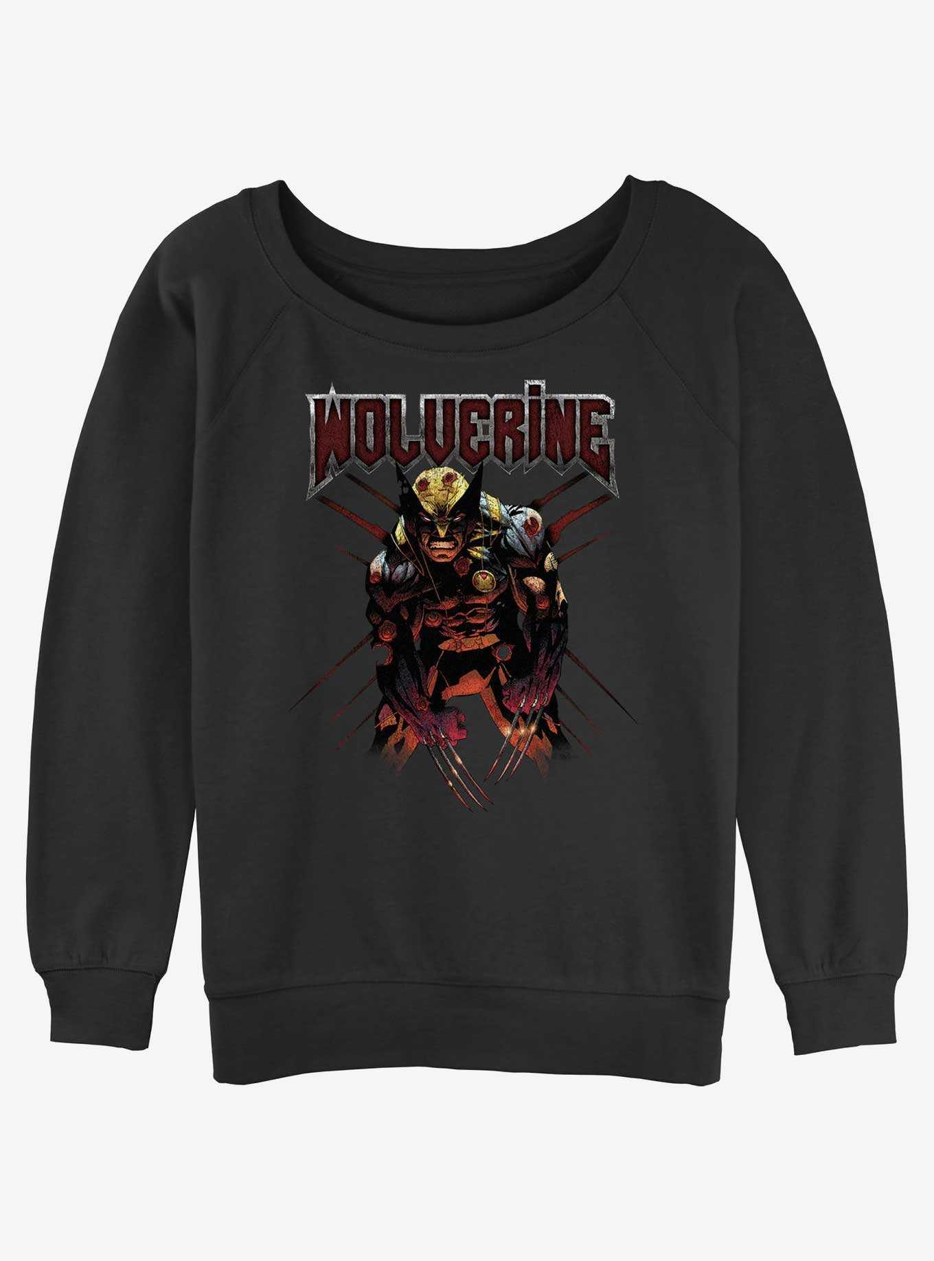 Wolverine Still Standing Womens Slouchy Sweatshirt, , hi-res
