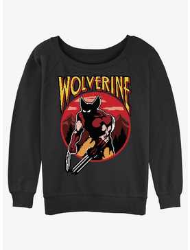 Wolverine Pixel Wolverine Womens Slouchy Sweatshirt, , hi-res