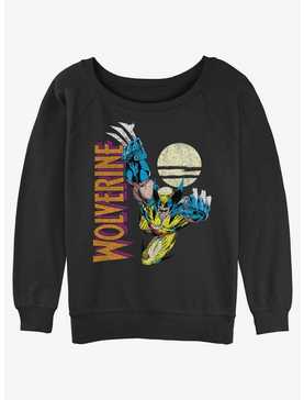 Wolverine Pounce At Night Womens Slouchy Sweatshirt, , hi-res
