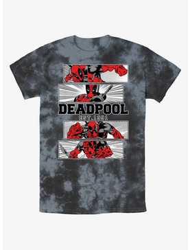 Marvel Deadpool Action Panels Tie-Dye T-Shirt, , hi-res