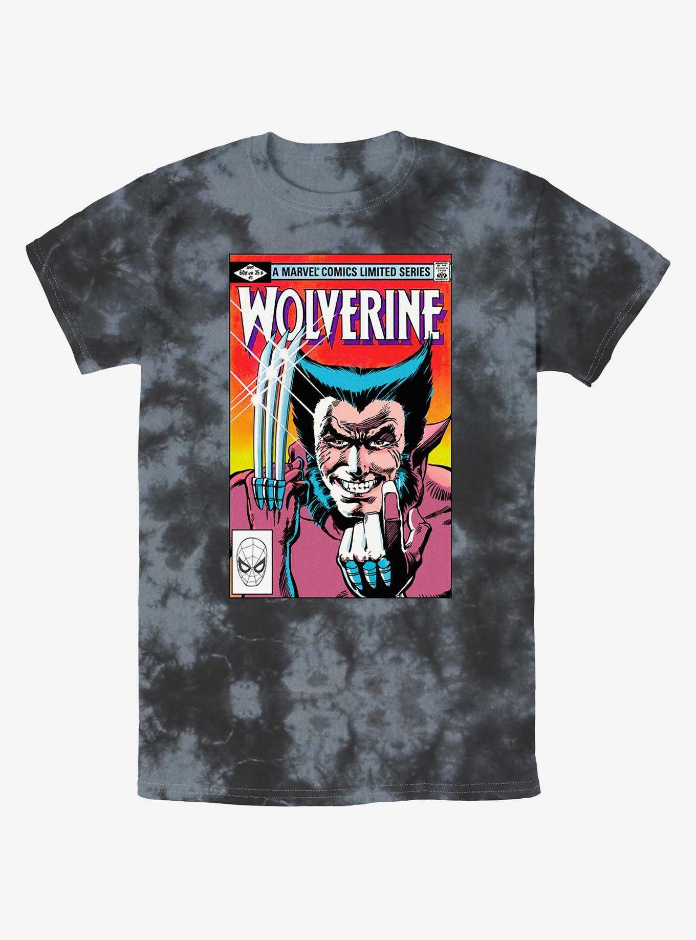 Wolverine Comic Cover Tie-Dye T-Shirt, , hi-res