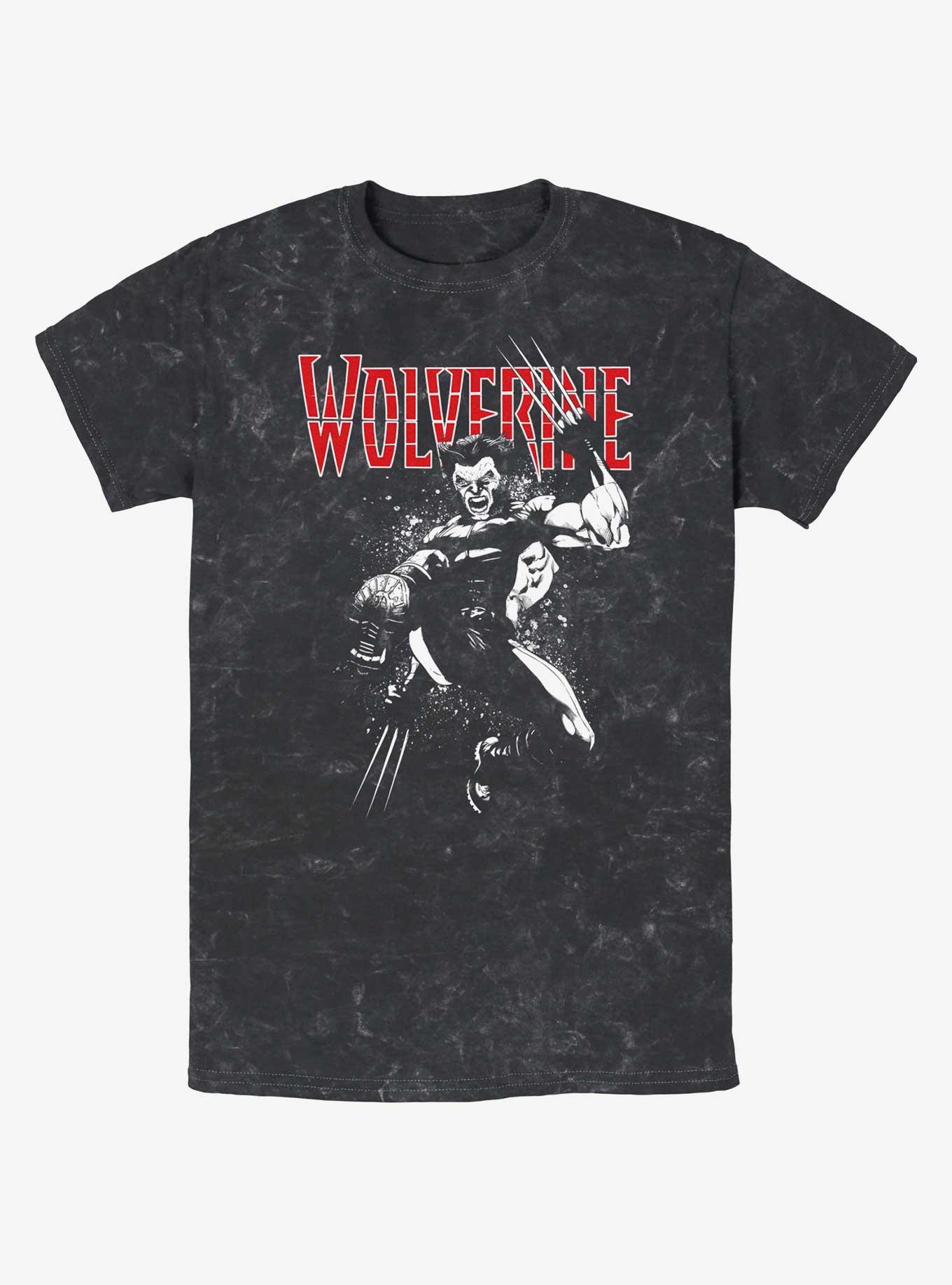 Wolverine Jump Tour Mineral Wash T-Shirt, BLACK, hi-res