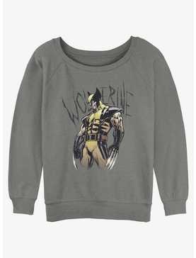 Wolverine Claws Ready Womens Slouchy Sweatshirt, , hi-res