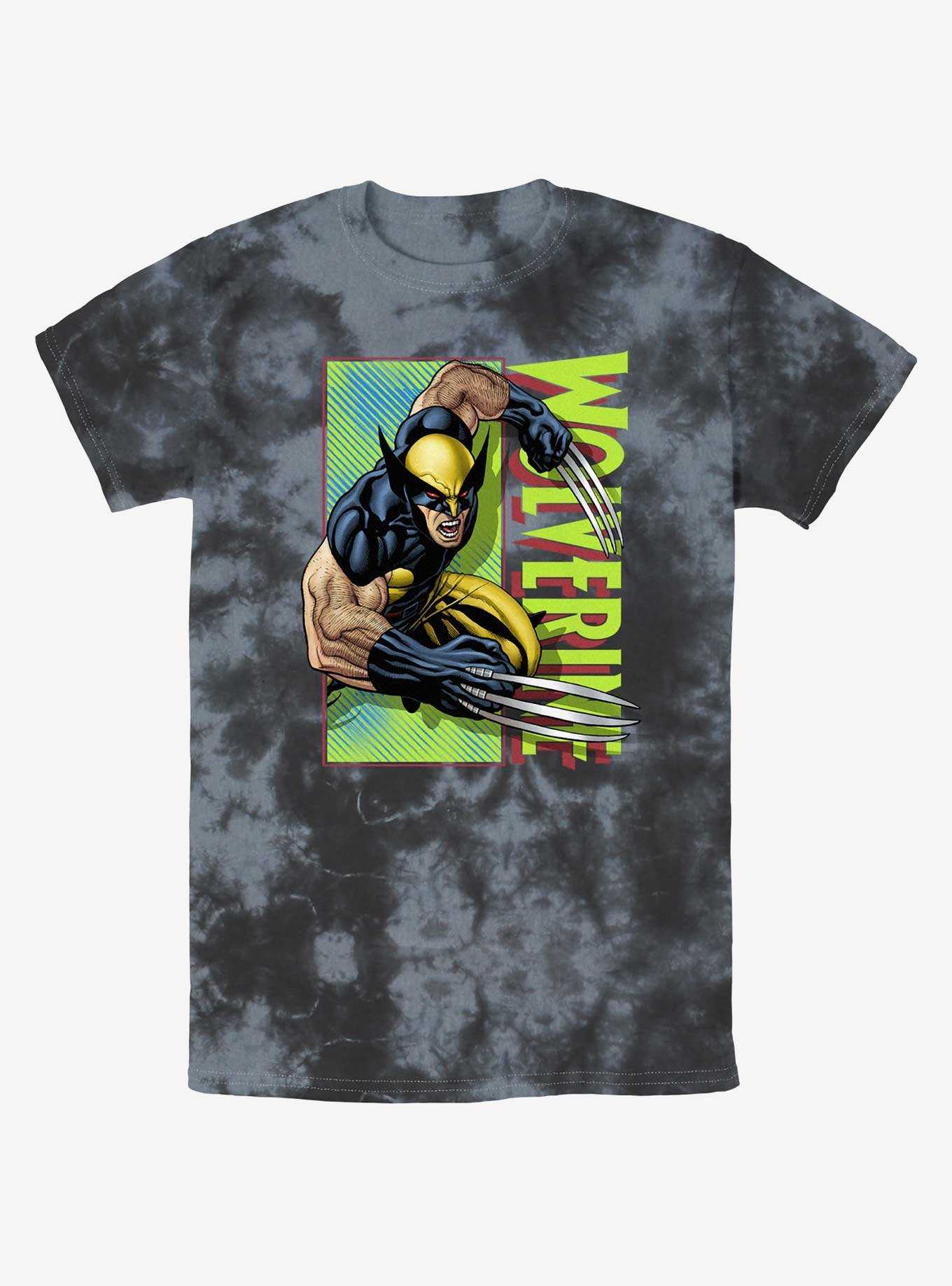 Wolverine Attack Panel Tie-Dye T-Shirt, , hi-res