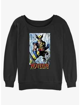 Wolverine Discipline 22 From Then Til Now Trading Card Womens Slouchy Sweatshirt, , hi-res