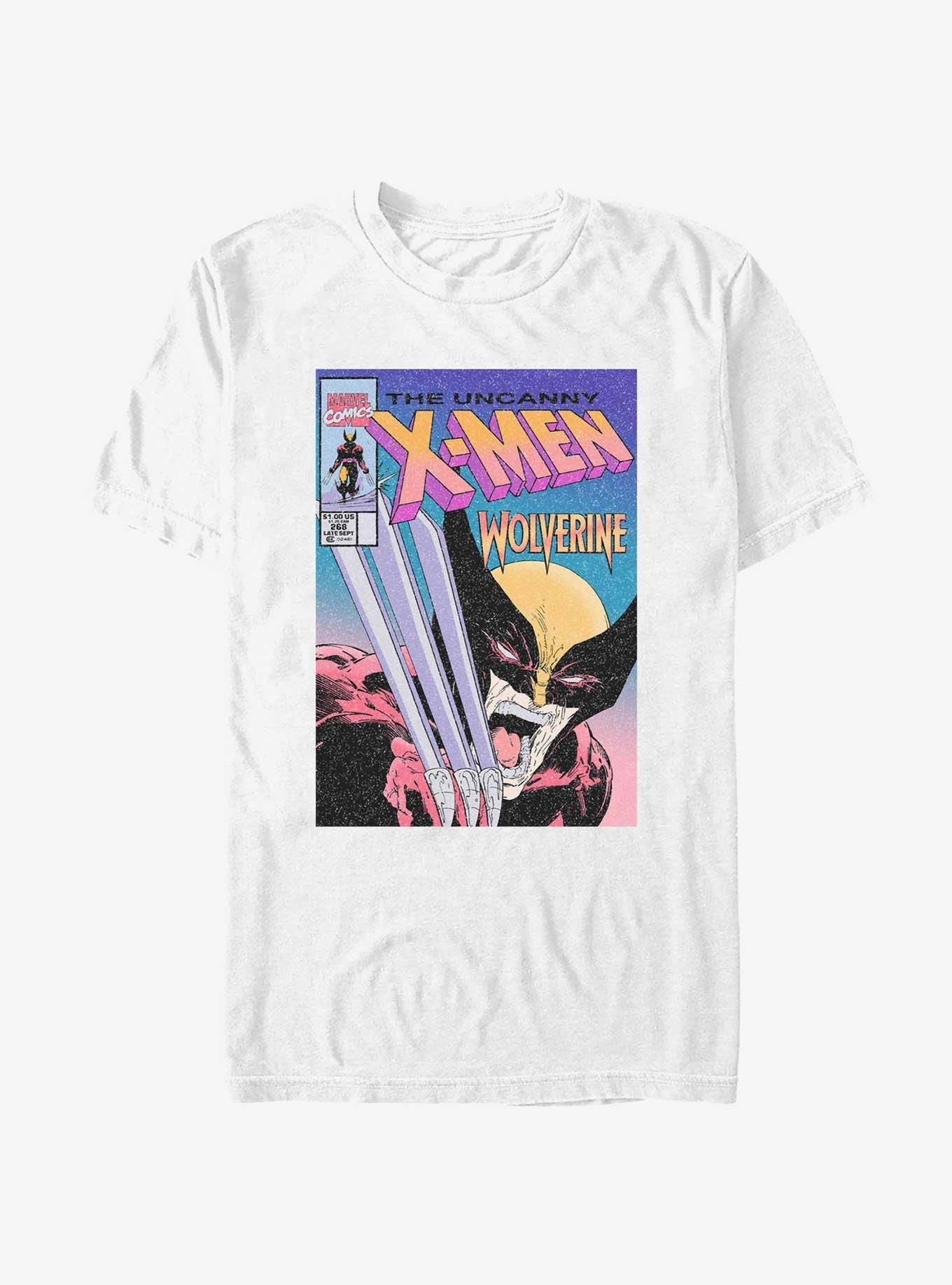 Wolverine The Uncanny X-Men Comic Cover T-Shirt, WHITE, hi-res