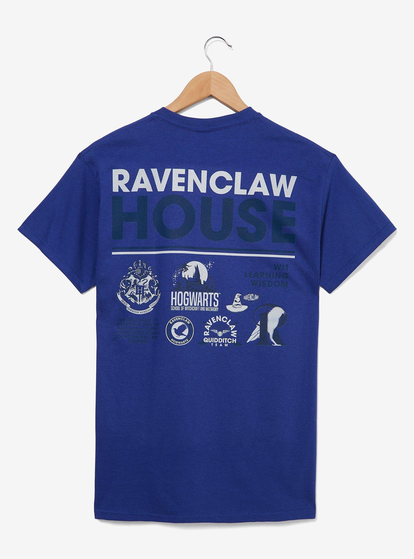 Harry Potter Ravenclaw House T-Shirt — BoxLunch Exclusive, NAVY, hi-res