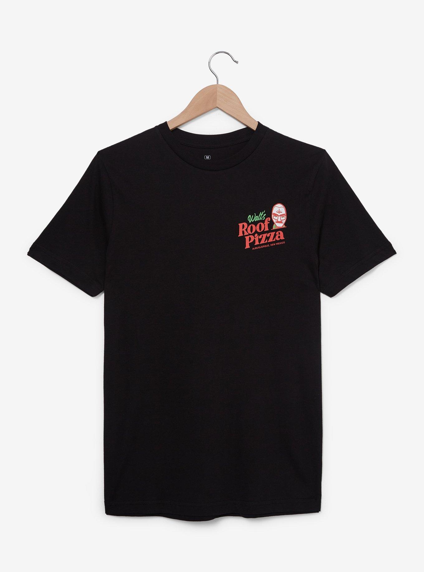 Breaking Bad Walt's Roof Pizza T-Shirt - BoxLunch Exclusive, BLACK, hi-res