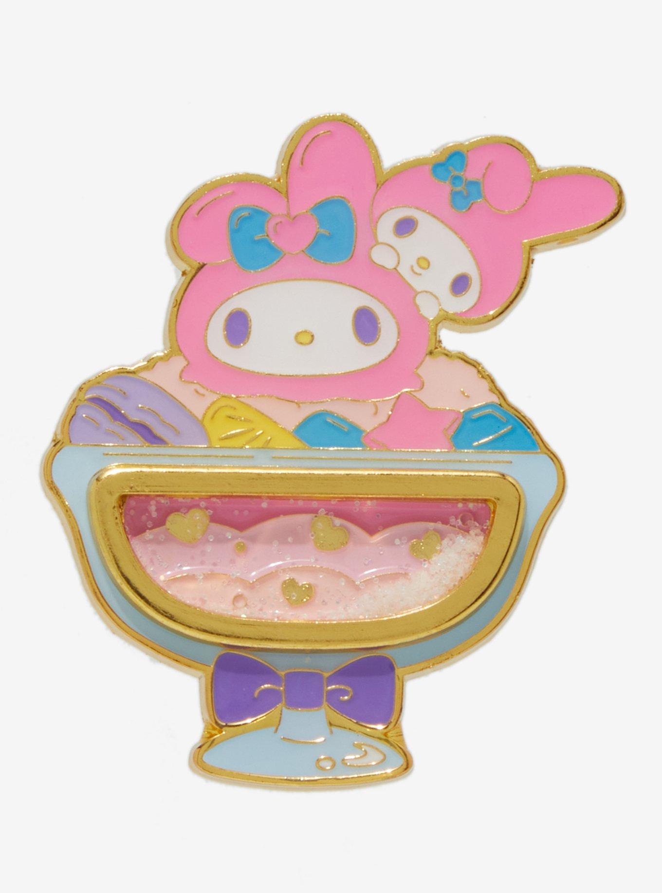 Loungefly Sanrio My Melody Ice Cream Sundae Glitter Enamel Pin — BoxLunch Exclusive, , hi-res