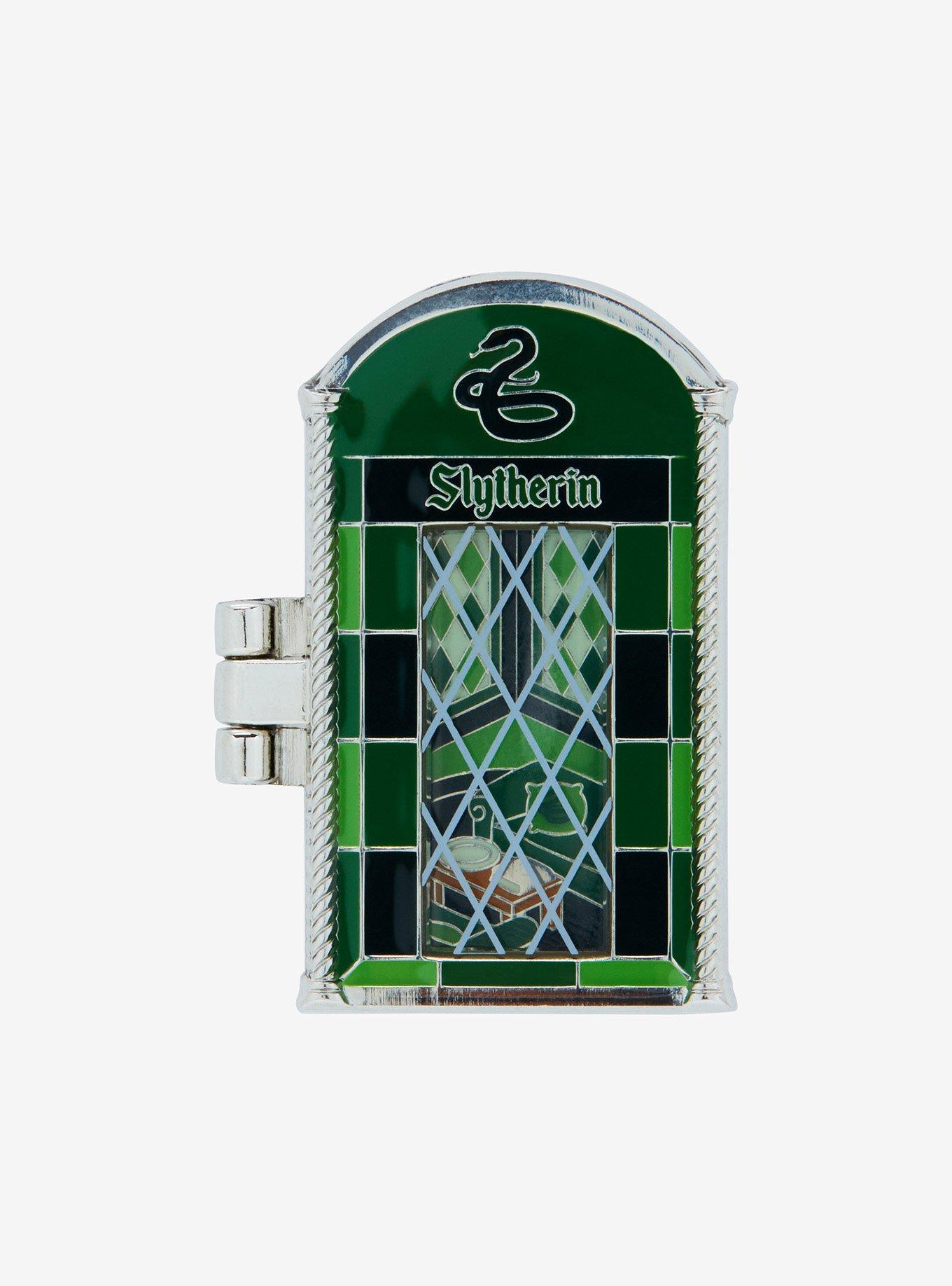 Loungefly Harry Potter Slytherin Window Hinge Enamel Pin — BoxLunch Exclusive, , hi-res