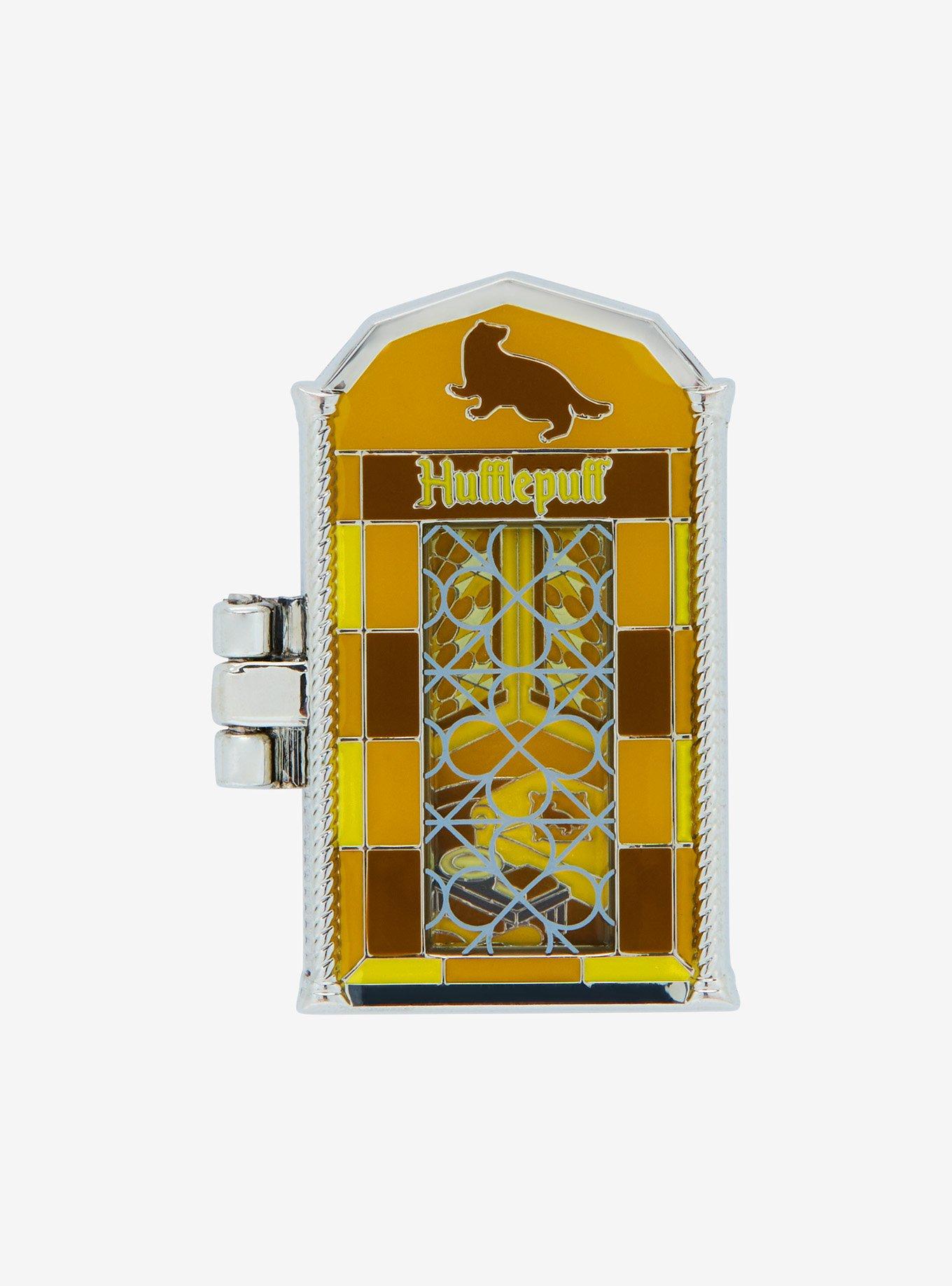 Loungefly Harry Potter Hufflepuff Window Hinge Enamel Pin — BoxLunch Exclusive, , hi-res