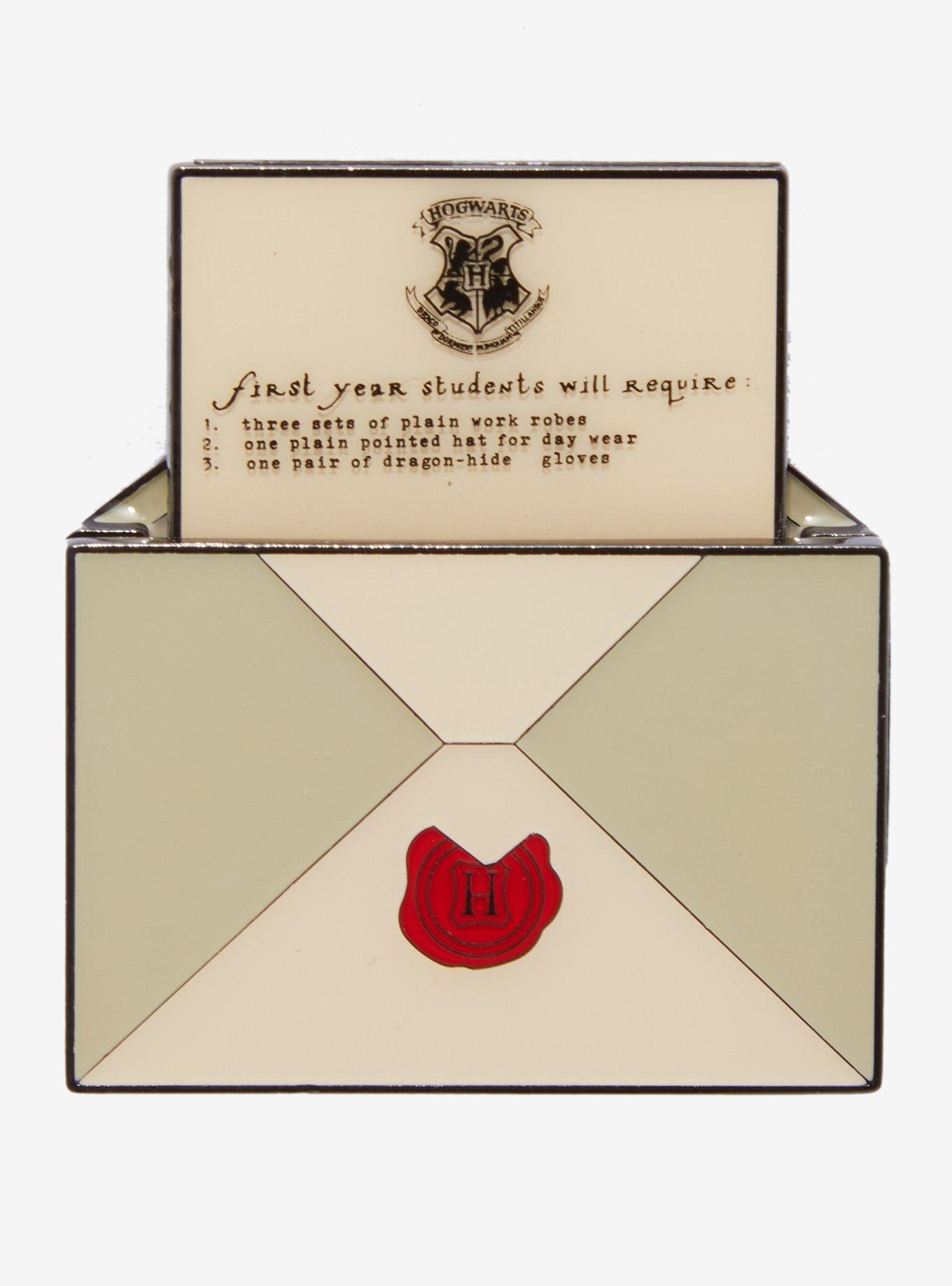 Loungefly Harry Potter Hogwarts Acceptance Letter Sliding Enamel Pin — BoxLunch Exclusive, , hi-res