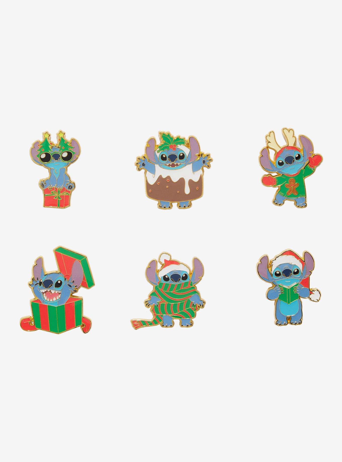 Loungefly Disney Lilo & Stitch Holiday Outfits Blind Box Enamel Pin - BoxLunch Exclusive, , hi-res