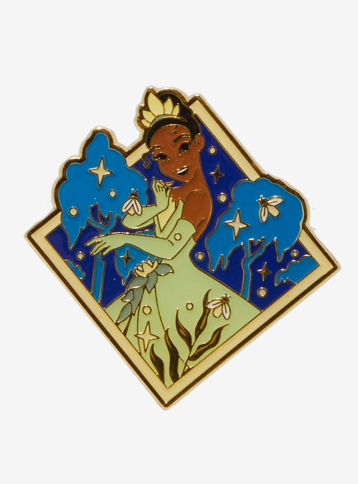 Loungefly Disney The Princess and the Frog Tiana Frame Glow-in-the-Dark Enamel Pin - BoxLunch Exclusive, , hi-res