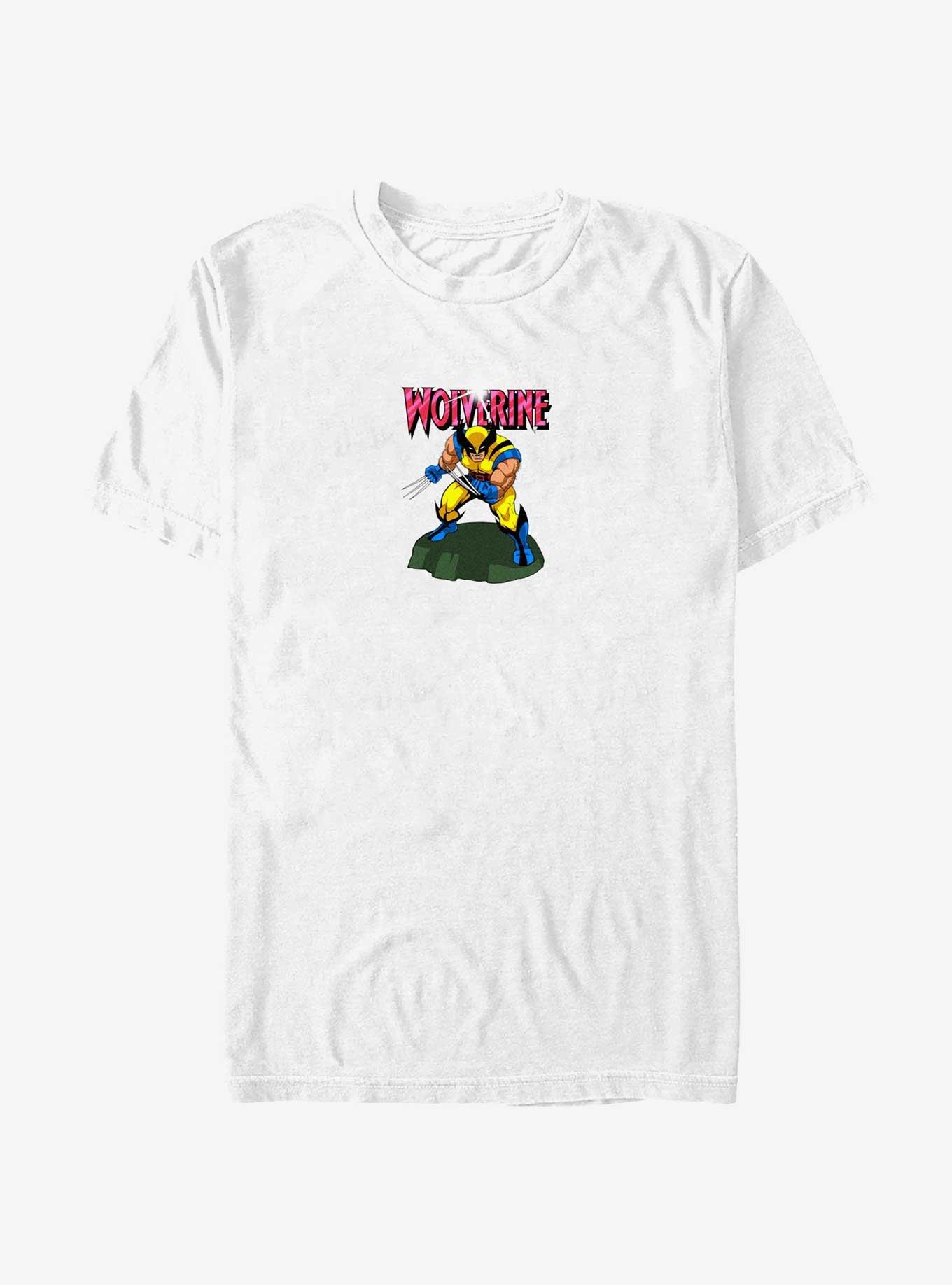 Wolverine Action Pose T-Shirt, WHITE, hi-res