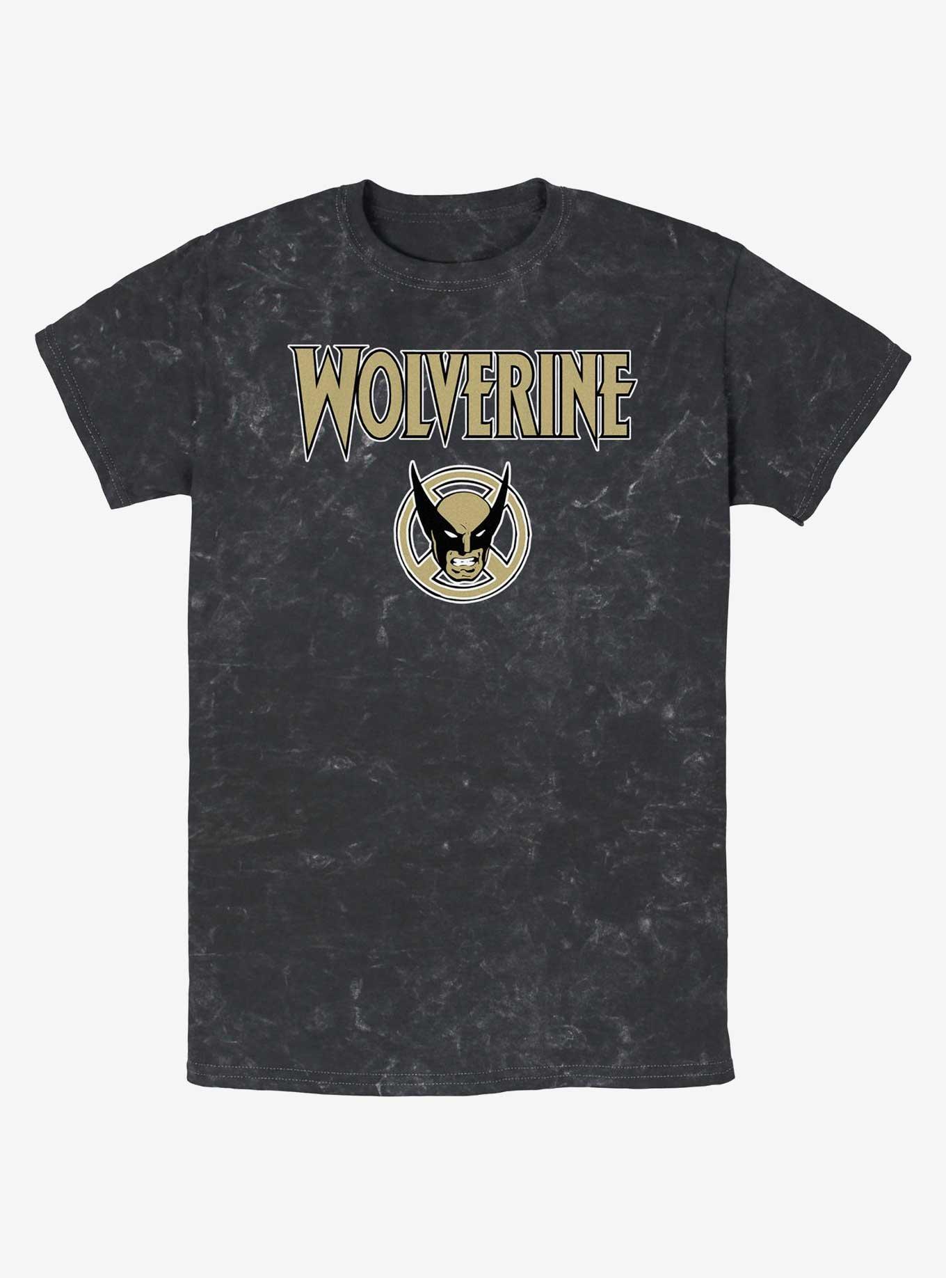 Wolverine Logan Icon Mineral Wash T-Shirt, BLACK, hi-res