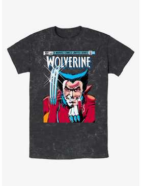 Wolverine 1st Issue Comic Cover Mineral Wash T-Shirt, , hi-res