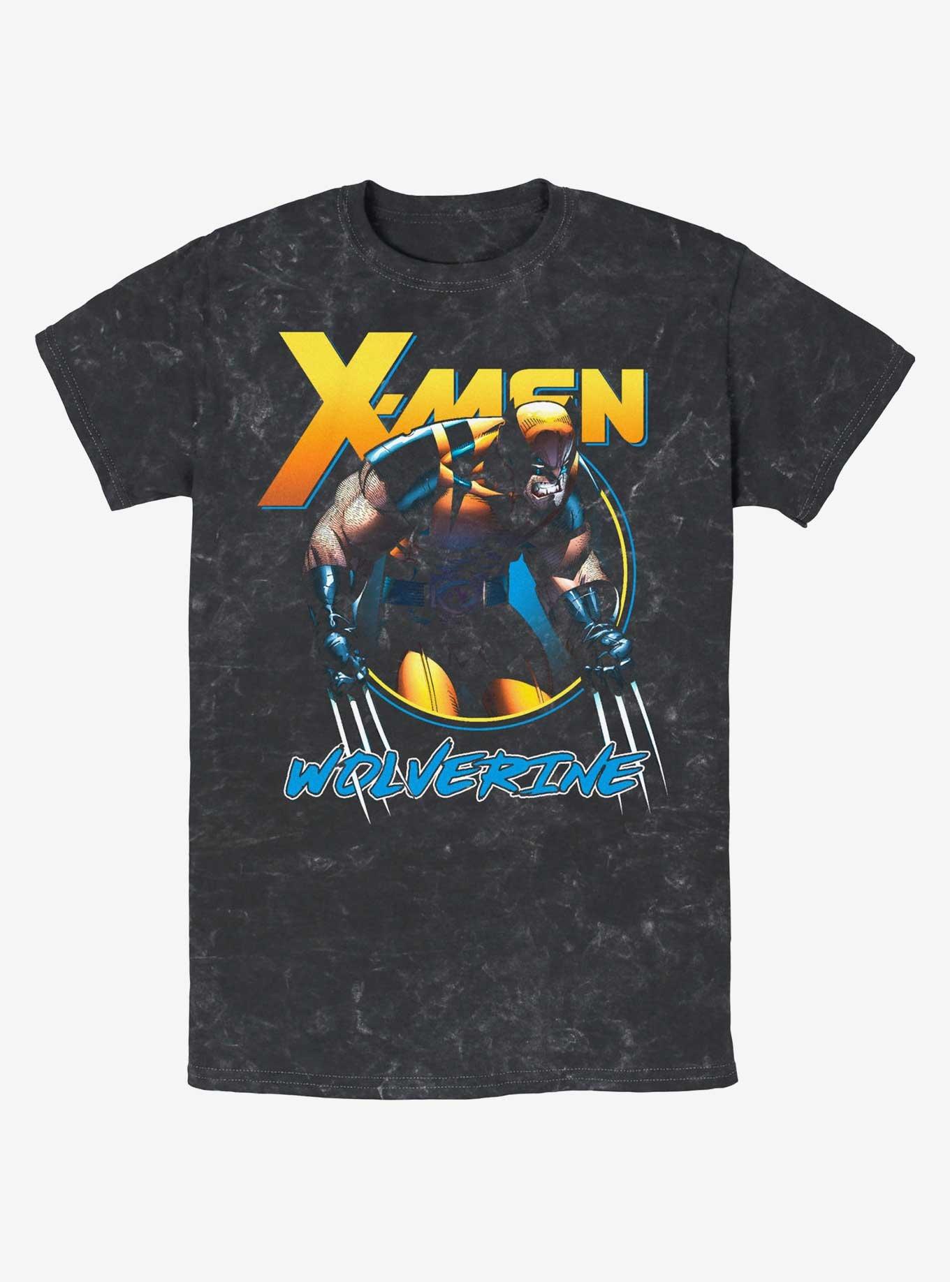 Wolverine Angry Logan Mineral Wash T-Shirt, BLACK, hi-res