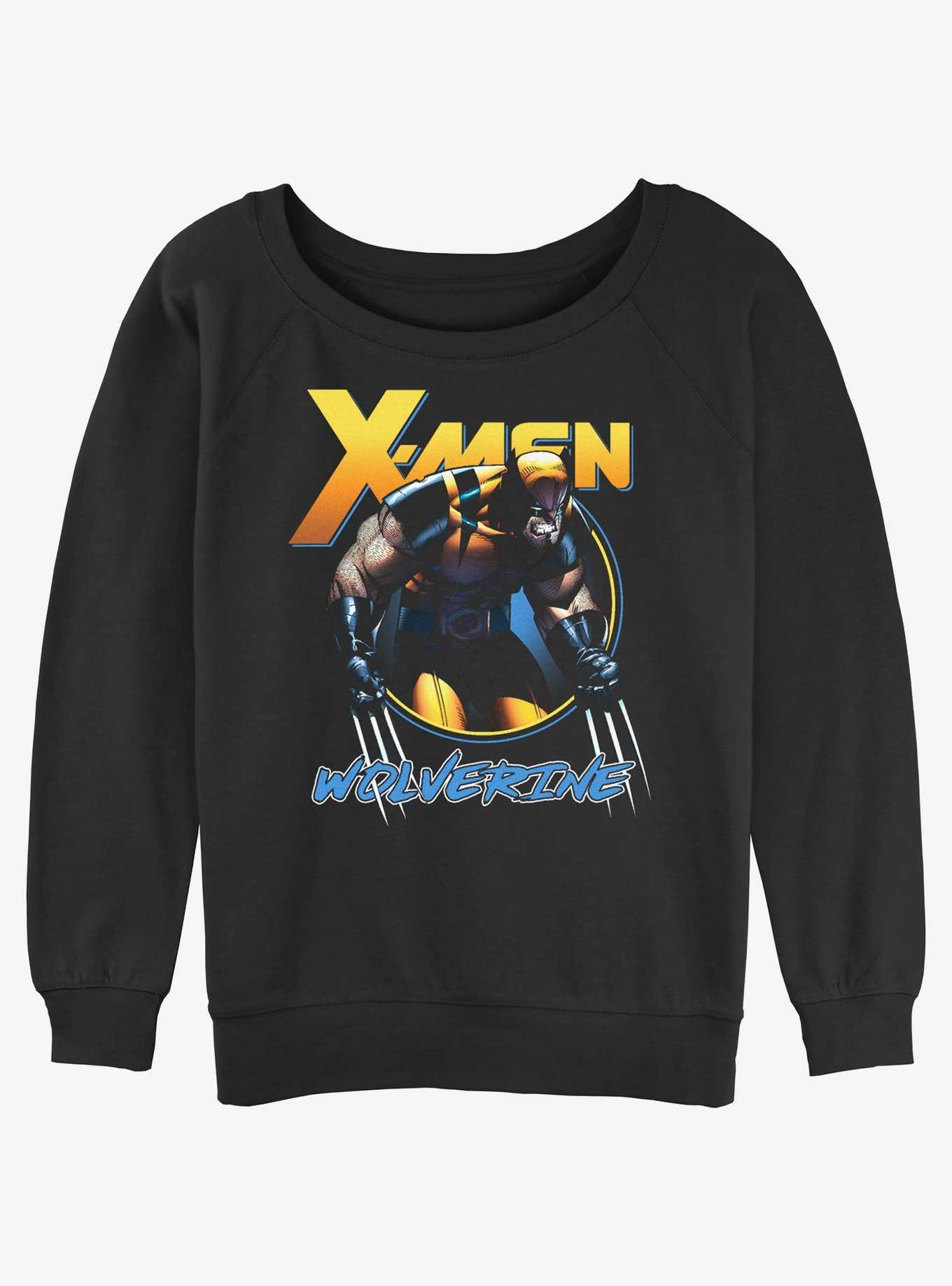 Wolverine Angry Logan Womens Slouchy Sweatshirt, , hi-res