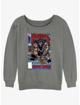 Wolverine Wolvey 48 Comic Cover Womens Slouchy Sweatshirt, , hi-res