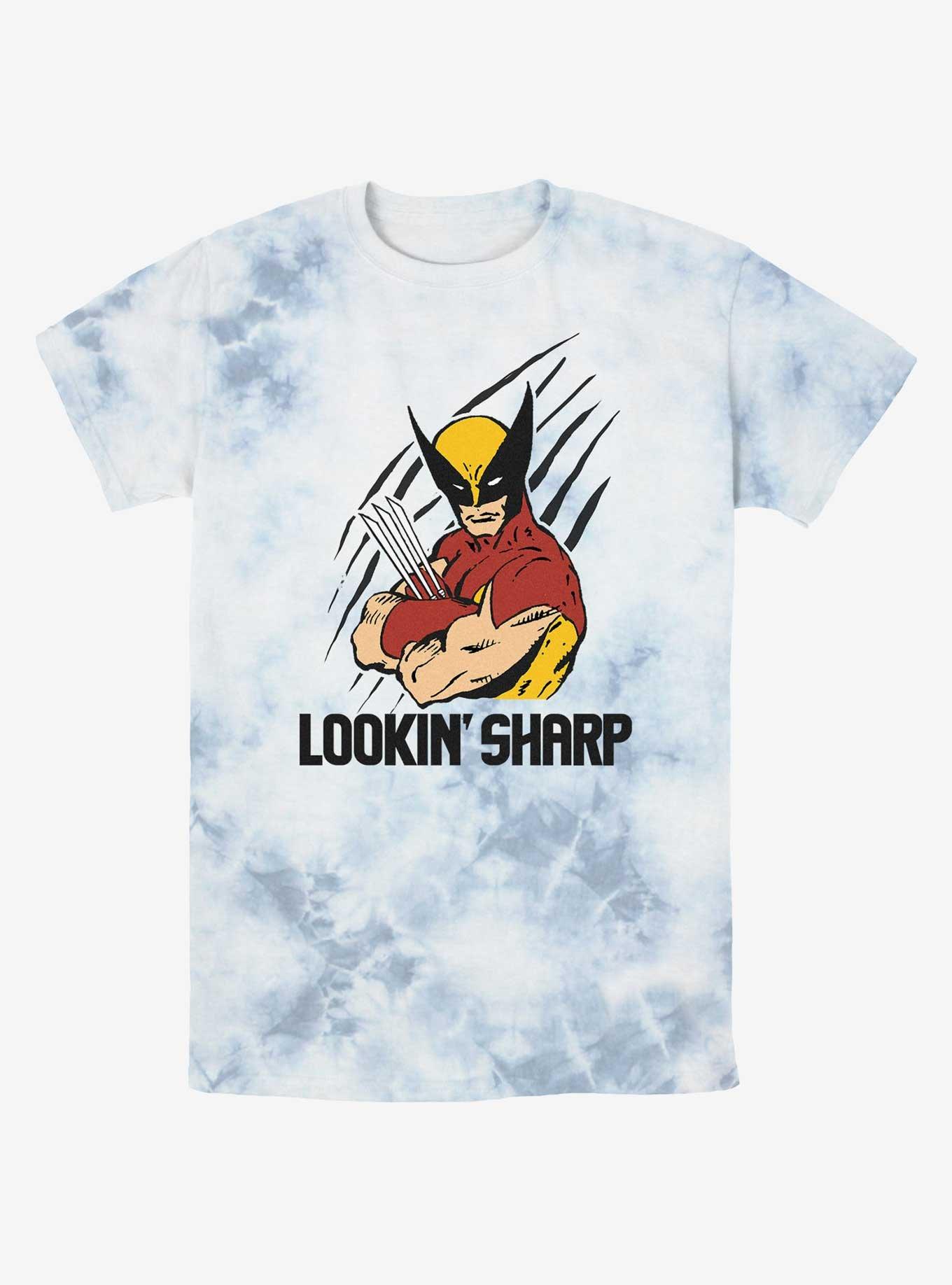 Wolverine Lookin' Sharp Tie-Dye T-Shirt, WHITEBLUE, hi-res