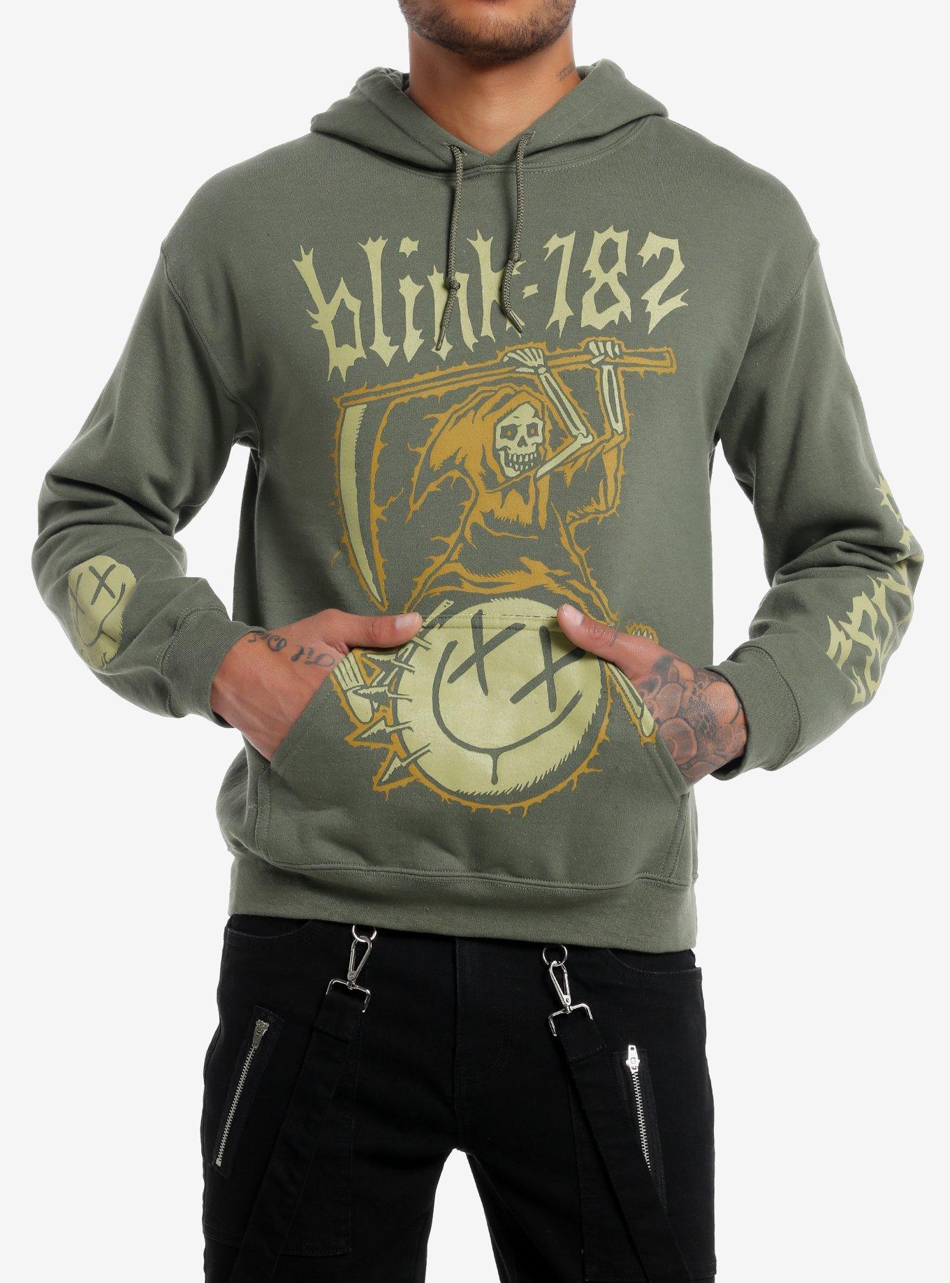 Blink-182 Reaper Hoodie, MILITARY GREEN, hi-res