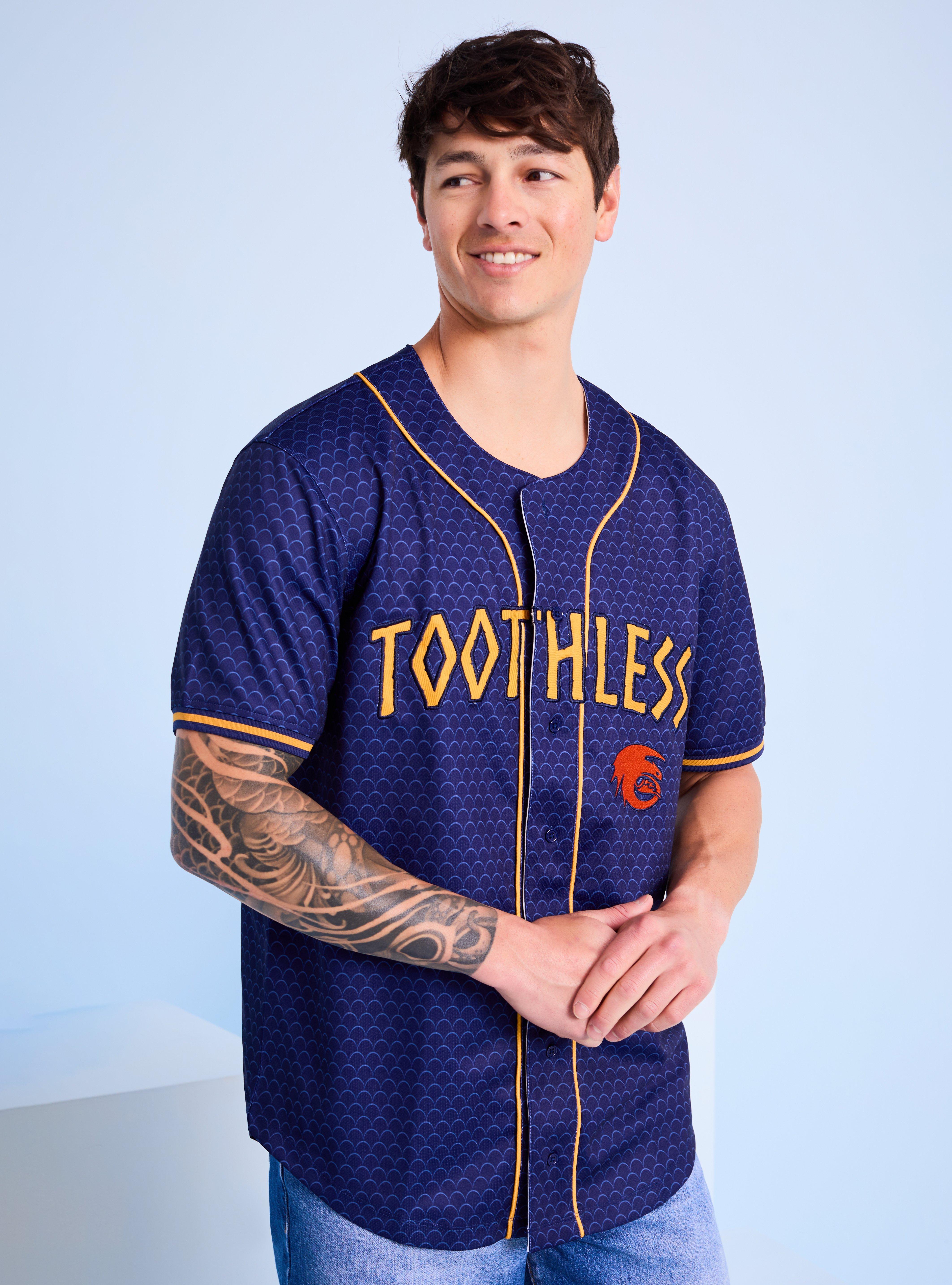 DreamWorks How to Train Your Dragon Toothless Baseball Jersey - BoxLunch Exclusive, , hi-res