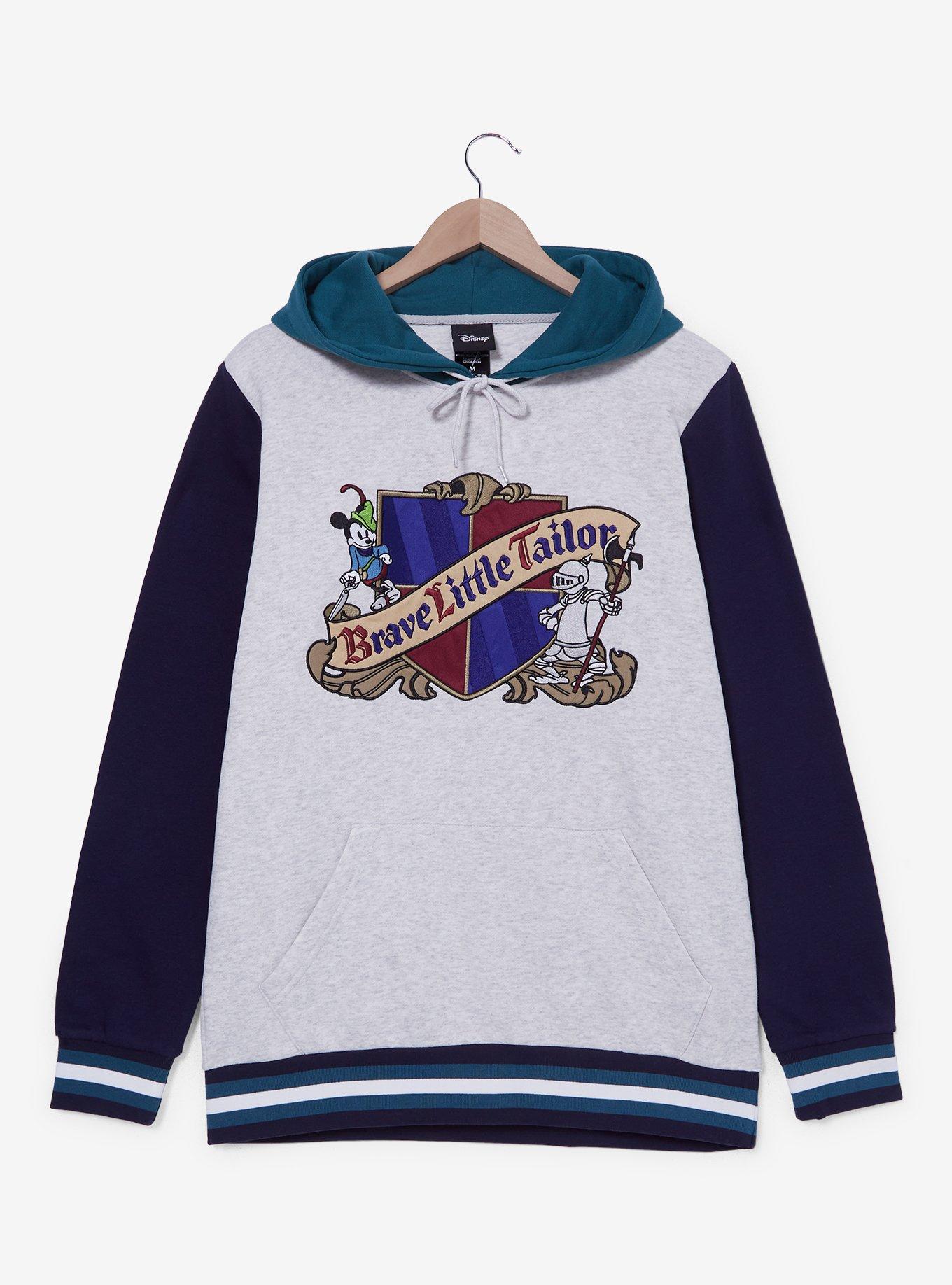 Disney Brave Little Tailor Mickey Mouse Crest Hoodie - BoxLunch Exclusive, , hi-res