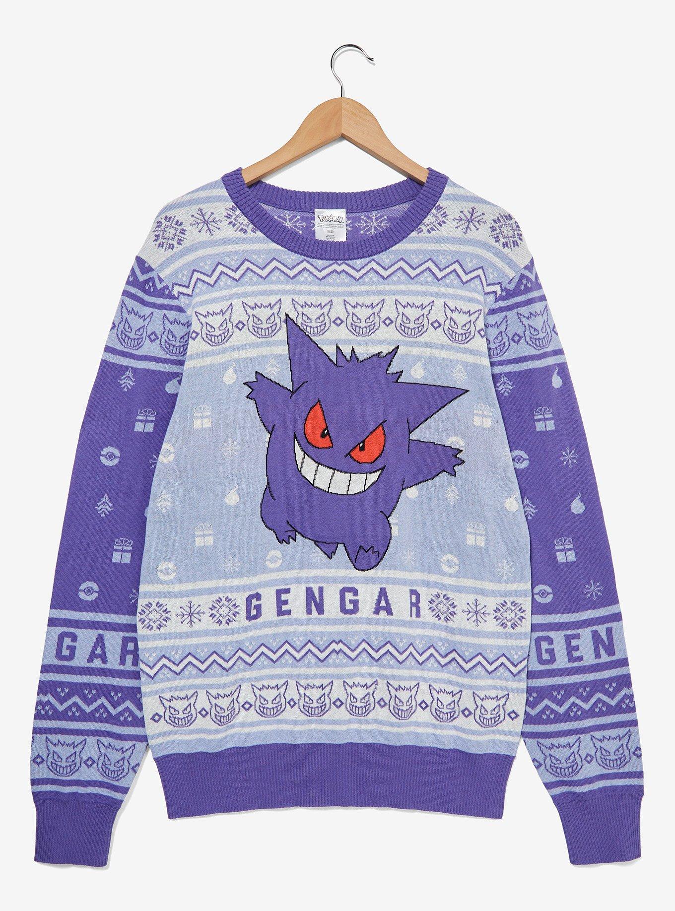 Pokémon Gengar Purple Holiday Sweater — BoxLunch Exclusive