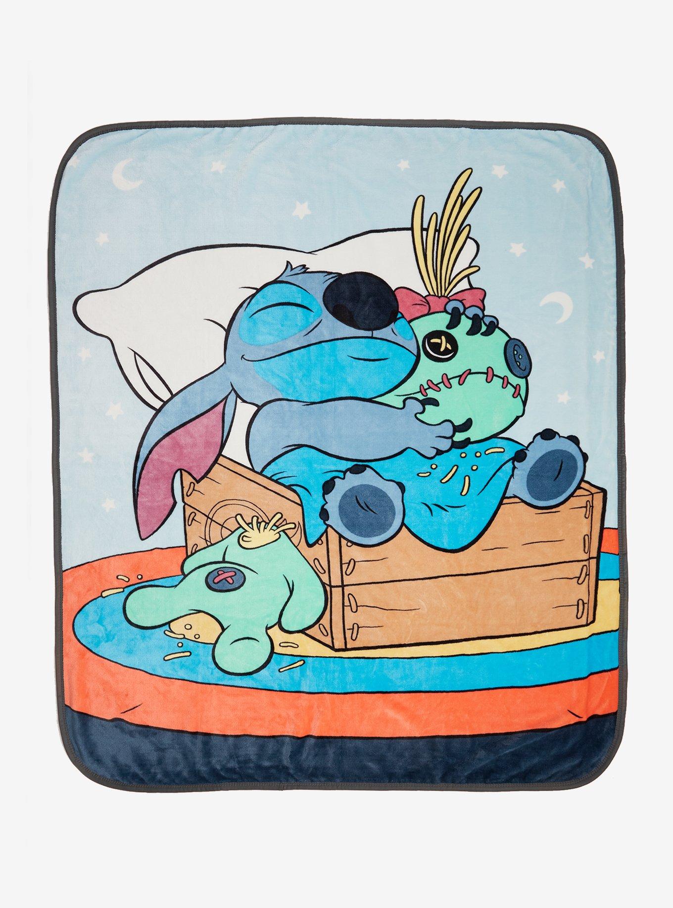 Disney Lilo & Stitch Scrump and Stitch Double-Sided Fleece Throw — BoxLunch Exclusive, , hi-res