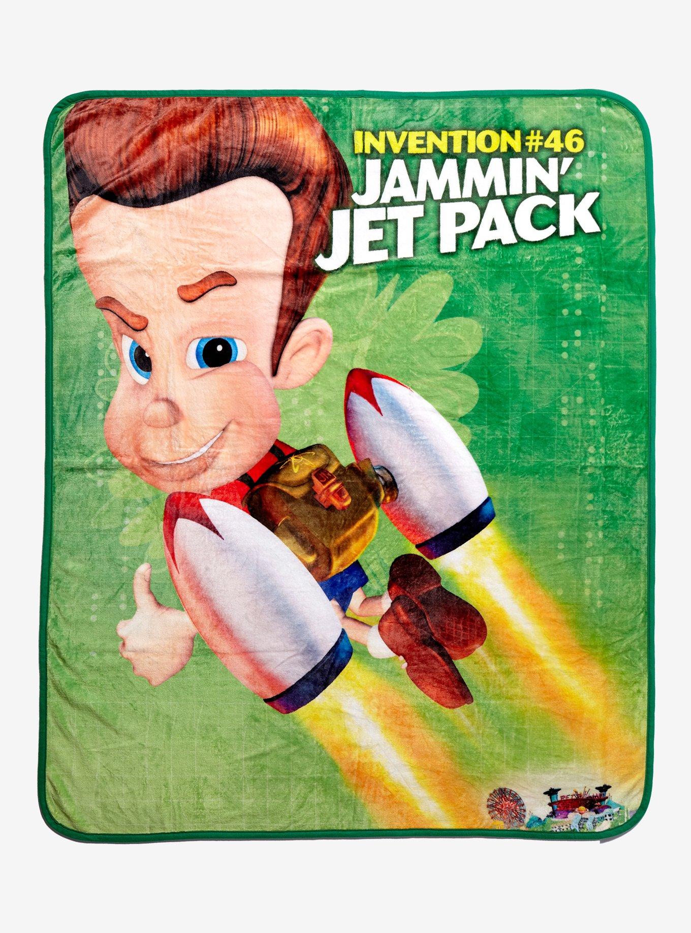 The Adventures of Jimy Neutron: Boy Genius Jet Pack Fleece Throw - BoxLunch Exclusive, , hi-res