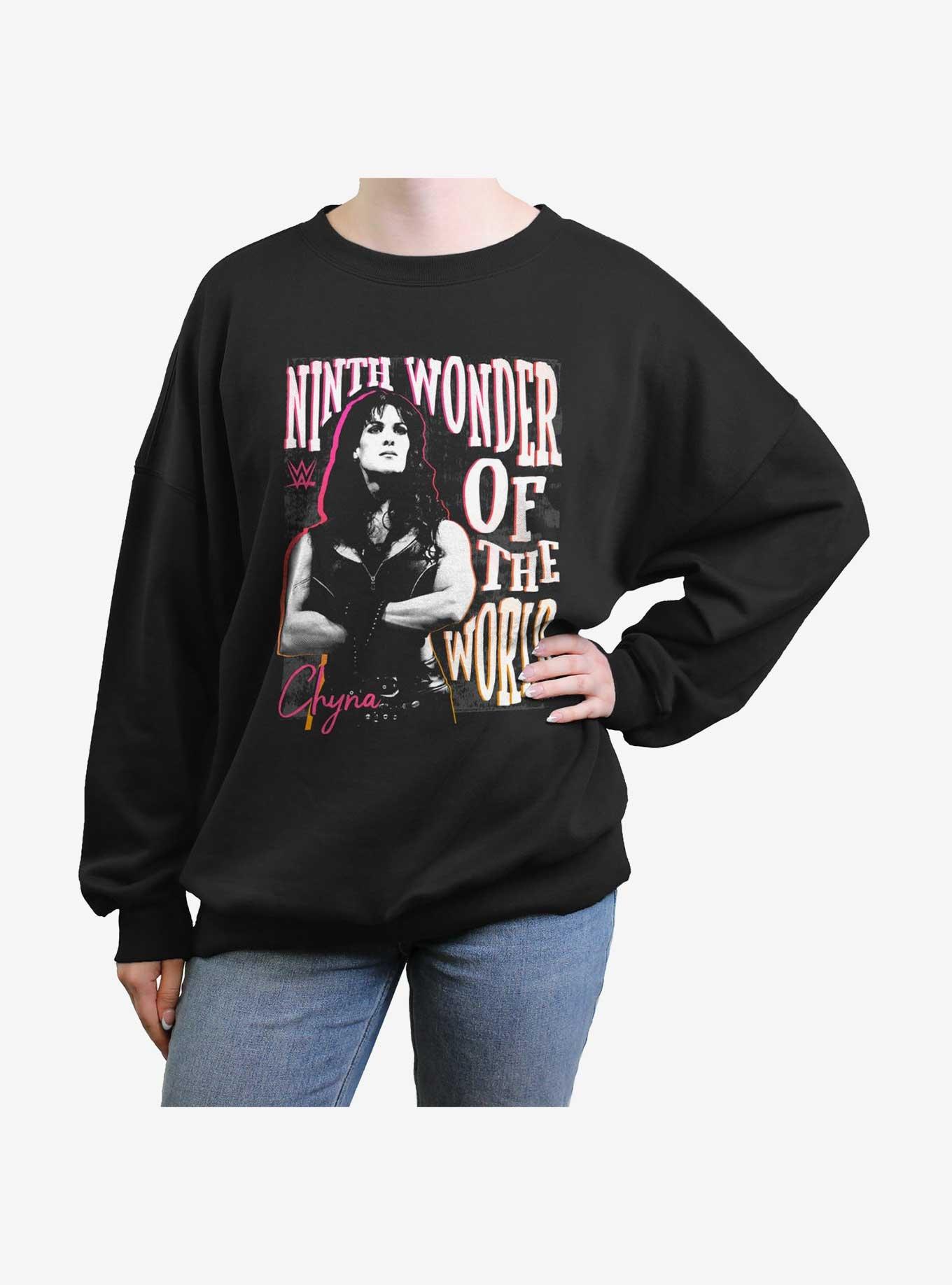 WWE Ninth Wonder Chyna Womens Oversized Sweatshirt, BLACK, hi-res