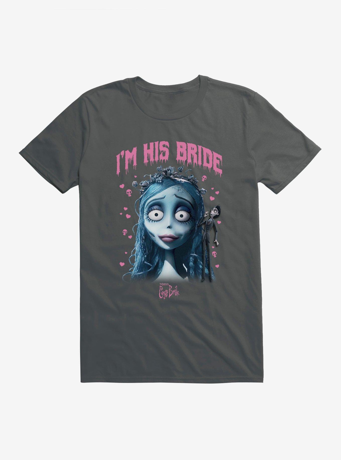 Corpse Bride I'm His Bride T-Shirt, CHARCOAL, hi-res