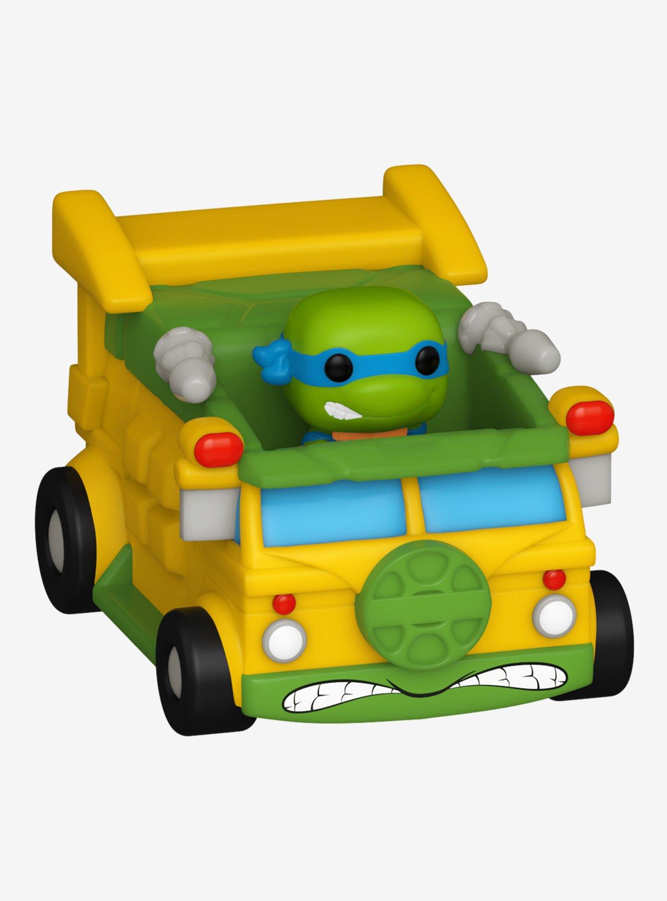 Funko Teenage Mutant Ninja Turtles Bitty Pop! Rides Leonardo And Turtle Van Vinyl Figure, , hi-res