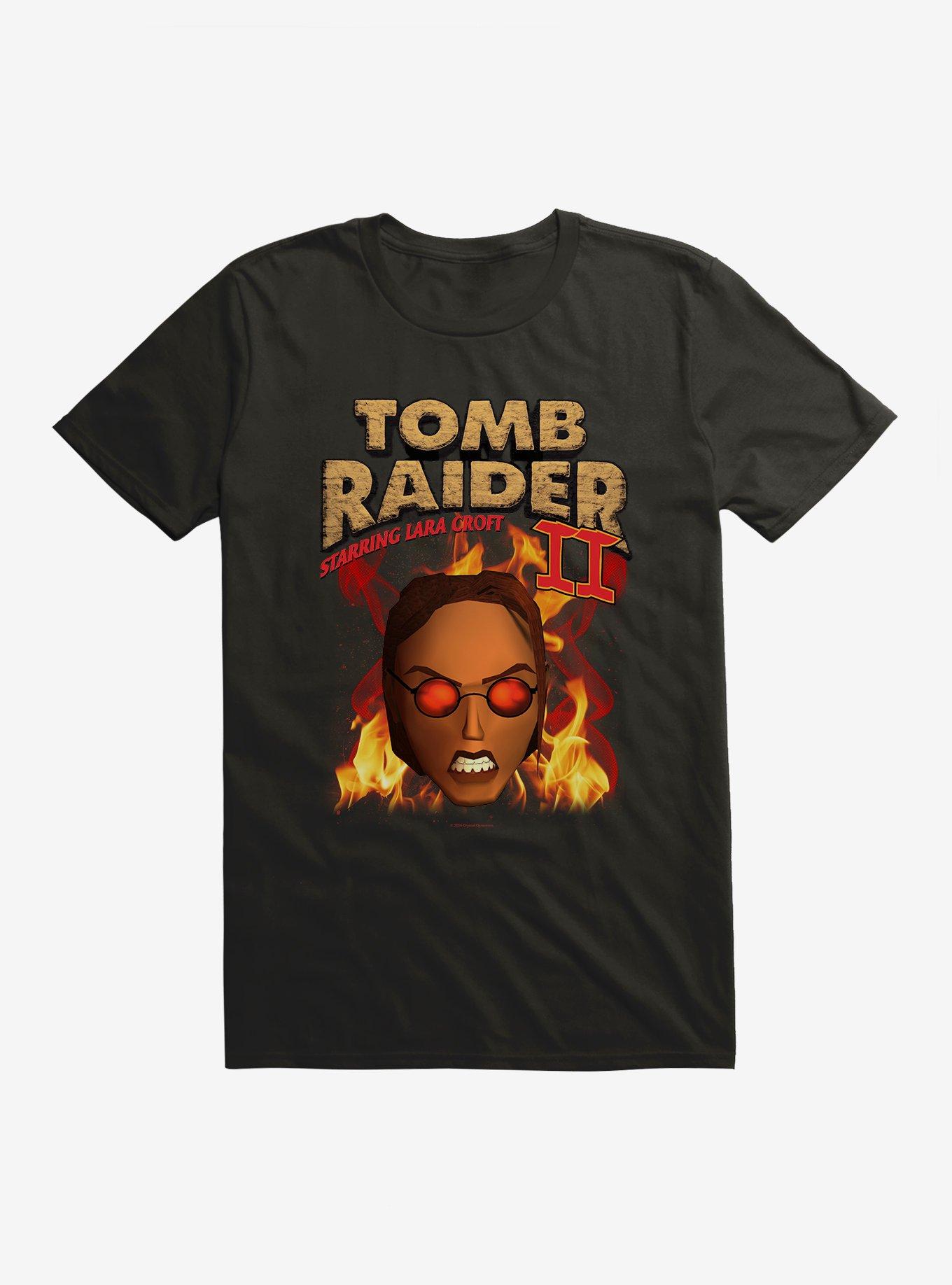 Tomb Raider II Lara Croft Flames T-Shirt, , hi-res