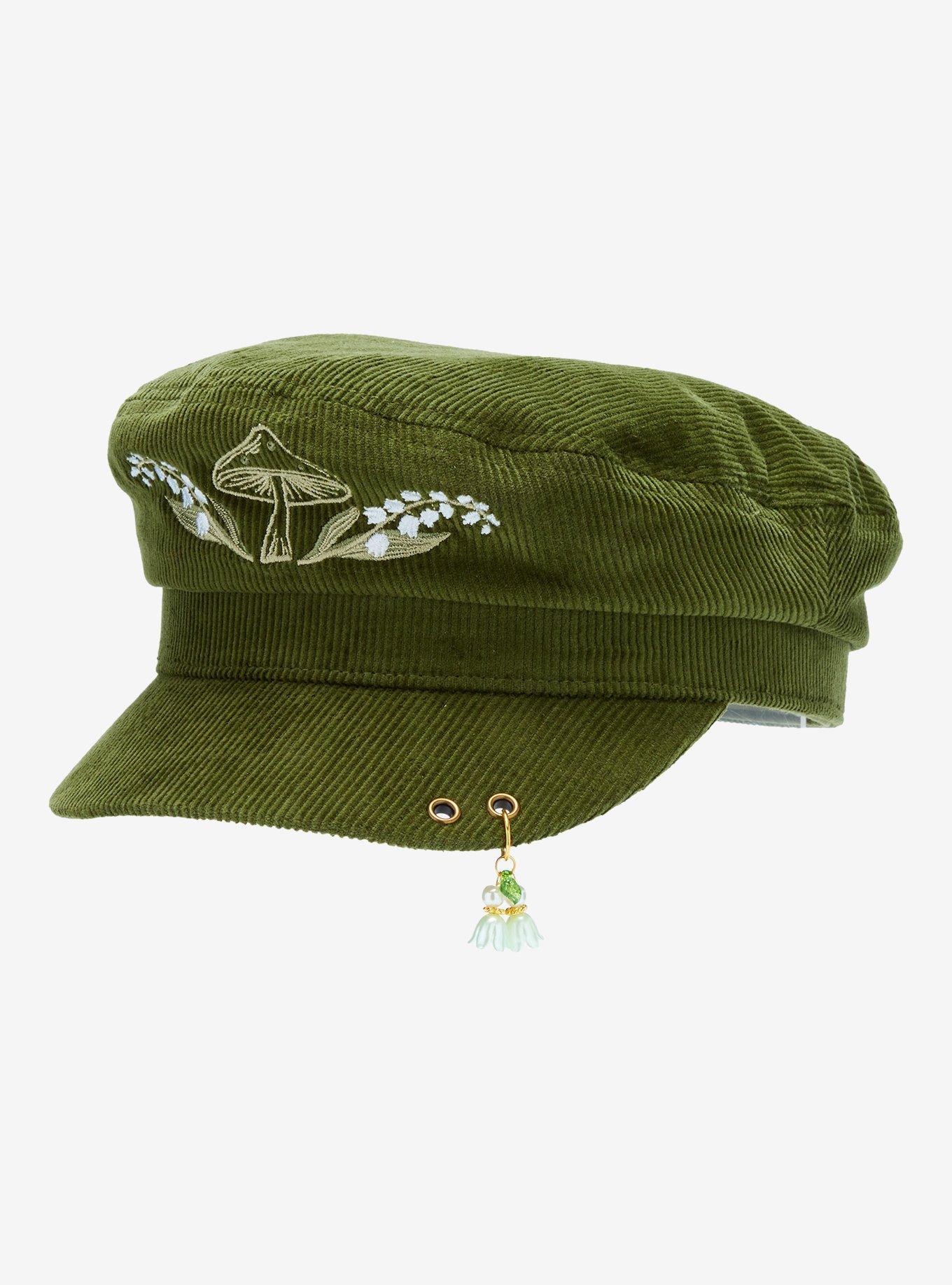 Lily Of The Valley Mushroom Cabbie Hat, , hi-res