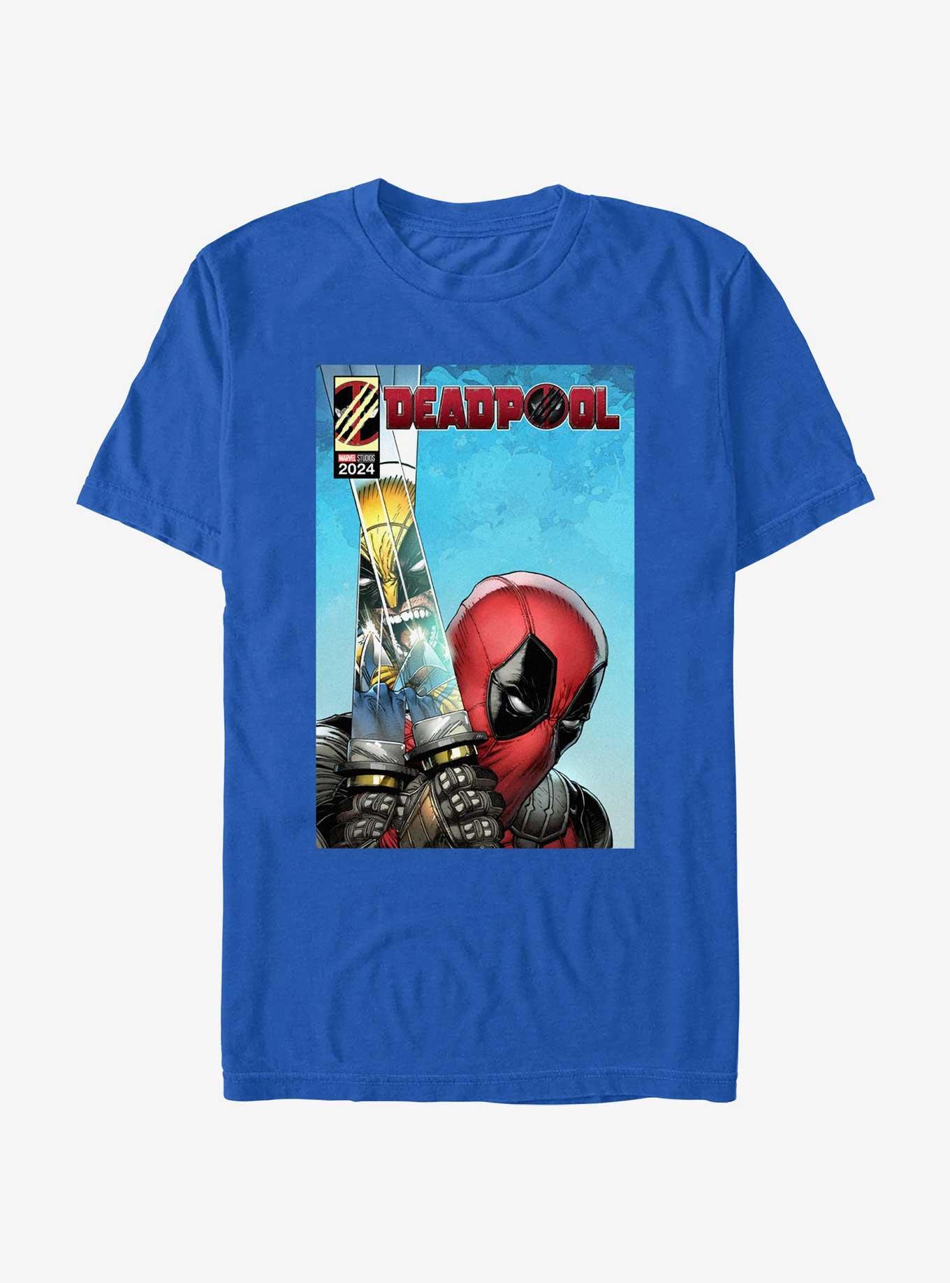 Marvel Deadpool & Wolverine Reflection In The Swords T-Shirt