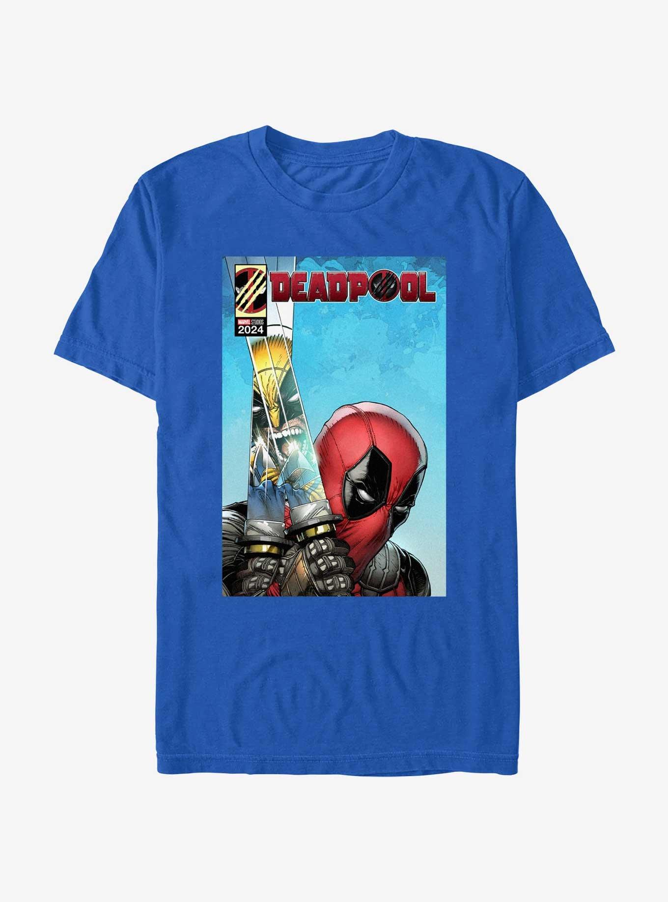 Marvel Deadpool & Wolverine Reflection The Swords T-Shirt